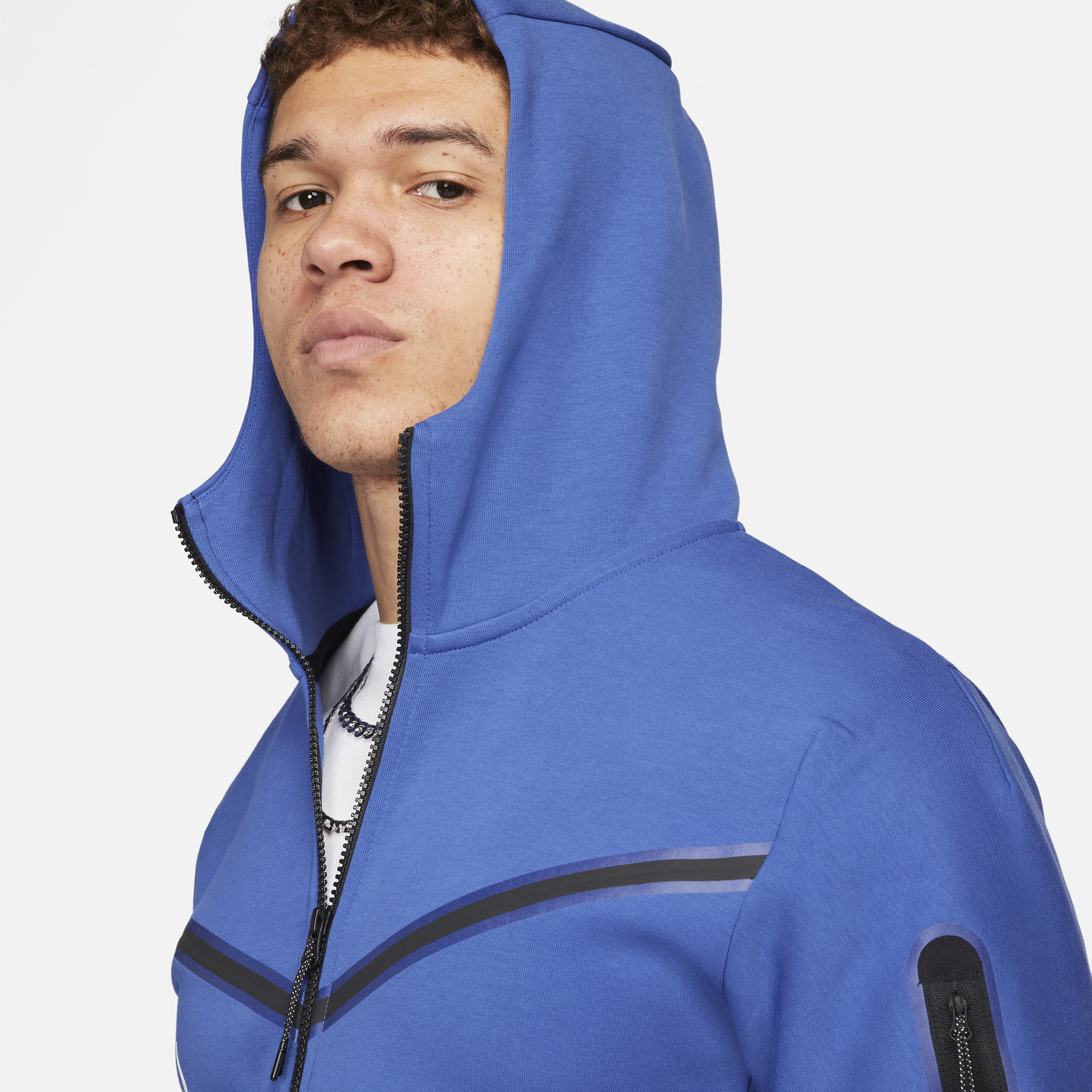Nike men's sportswear tech fleece full zip discount hoodi