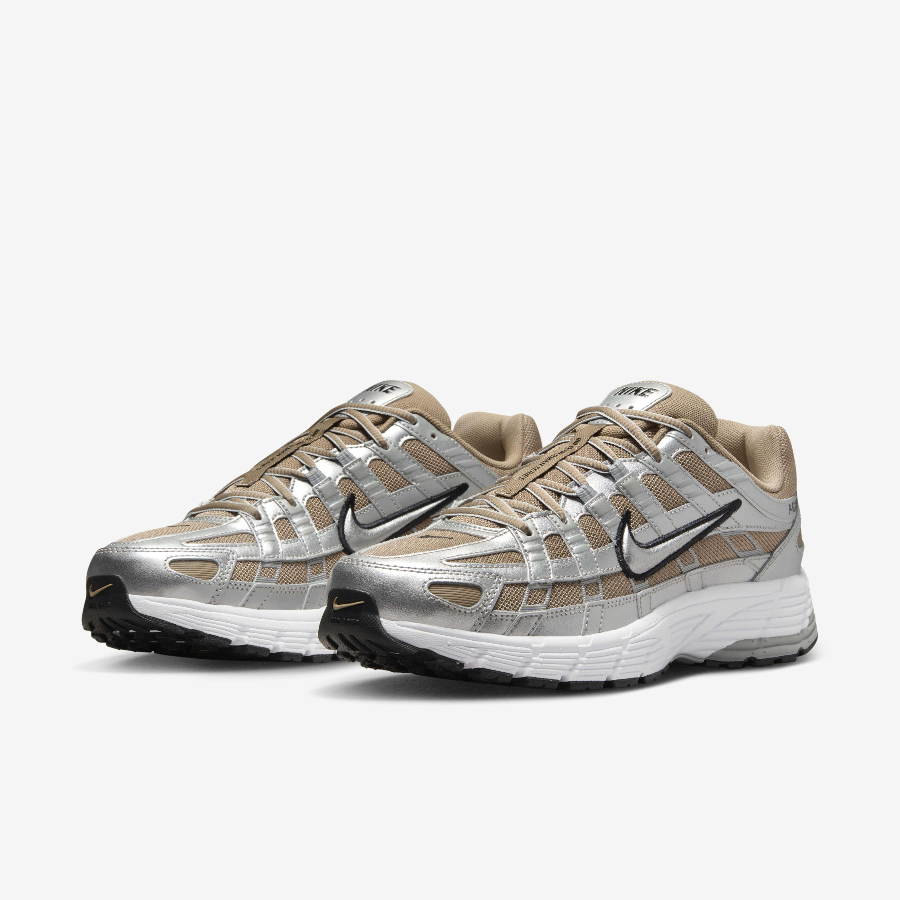★NIKE★ P6000 M Khaki llic Silver llic Platinum Pur Nike P-6000 Khaki Metallic Pure Platinum Metallic Silver