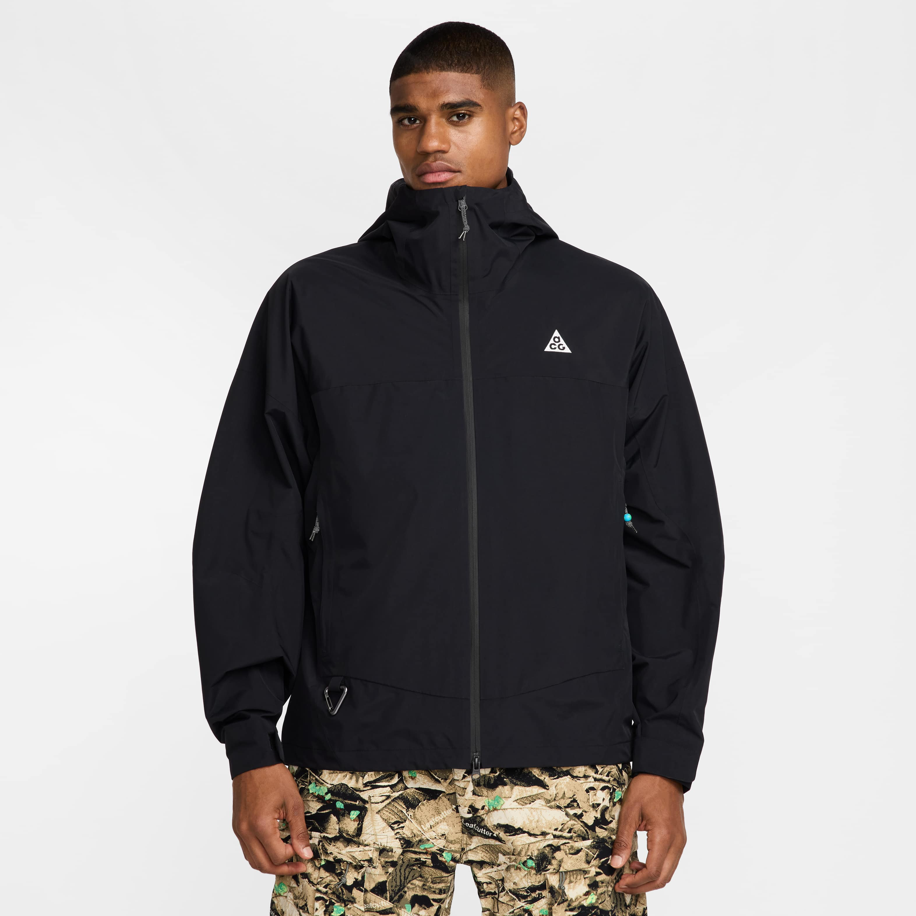 Nike ACG Womens Cascade Rains Jacket - Summit White / Black