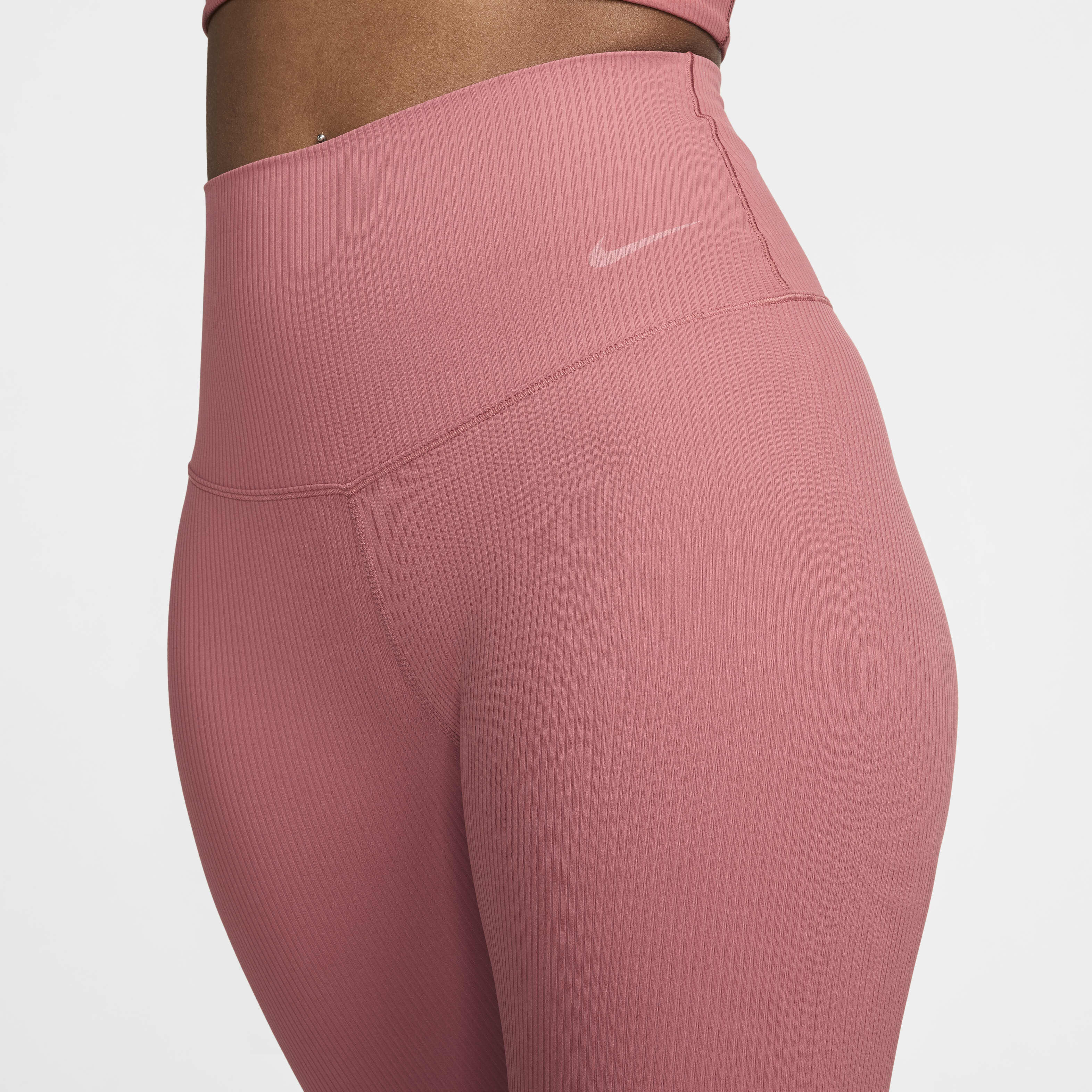 Buy Nike Zenvy Rib Women's Gentle-Support High-Waisted 7/8