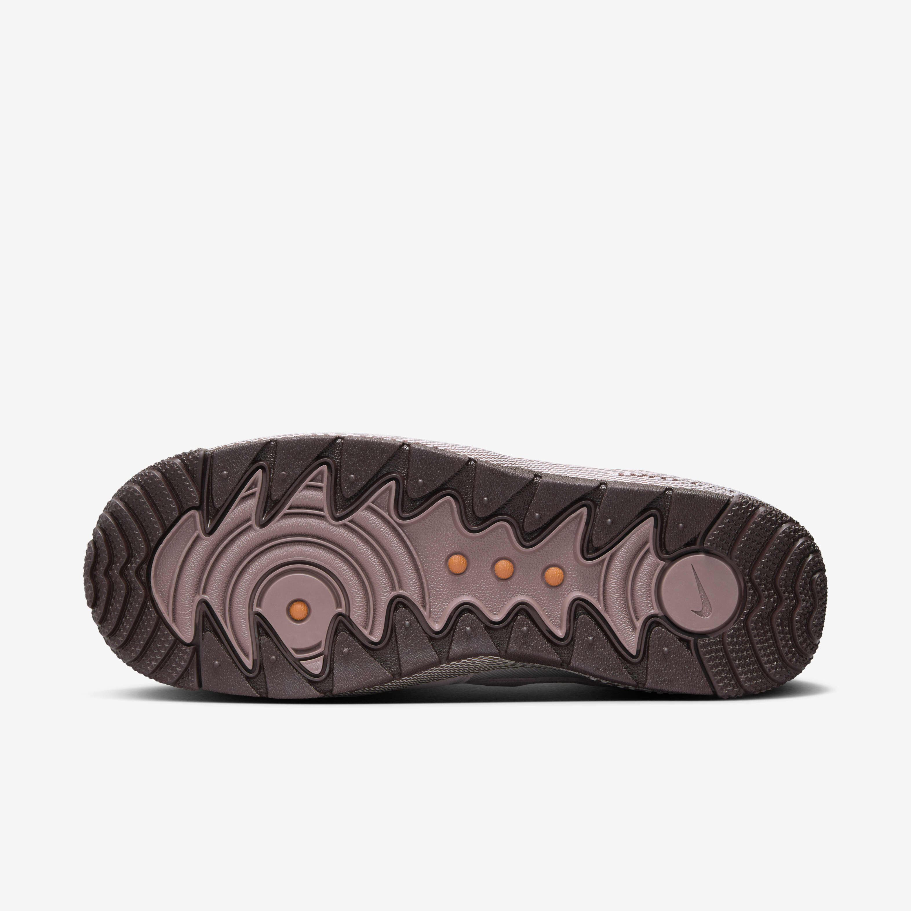 Nike mauve air force 1 sneakers with gum sole hot sale