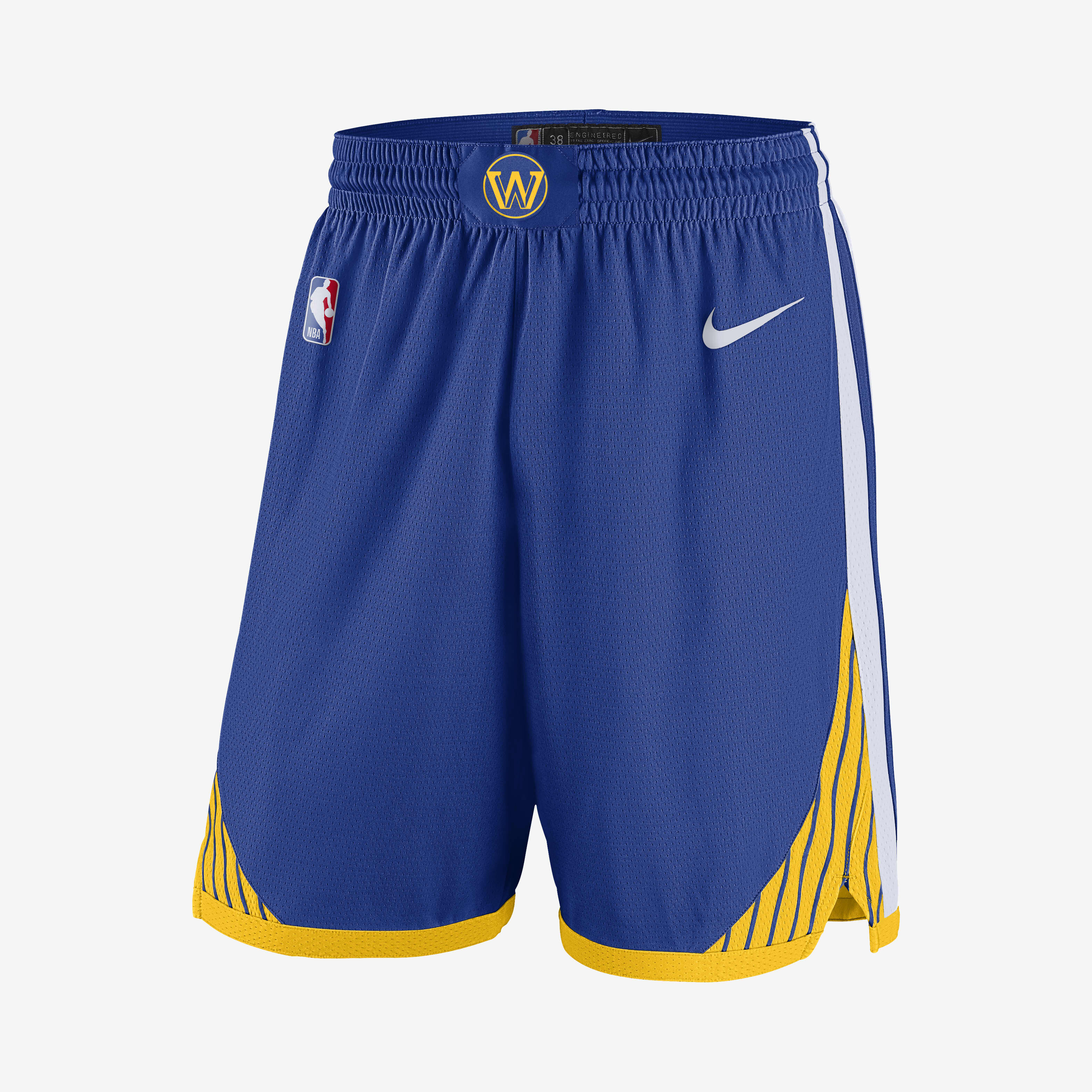 Buy Golden State Warriors Icon Edition Men s Nike NBA Swingman Shorts Rush Blue White Amarillo White Nike Saudi Official