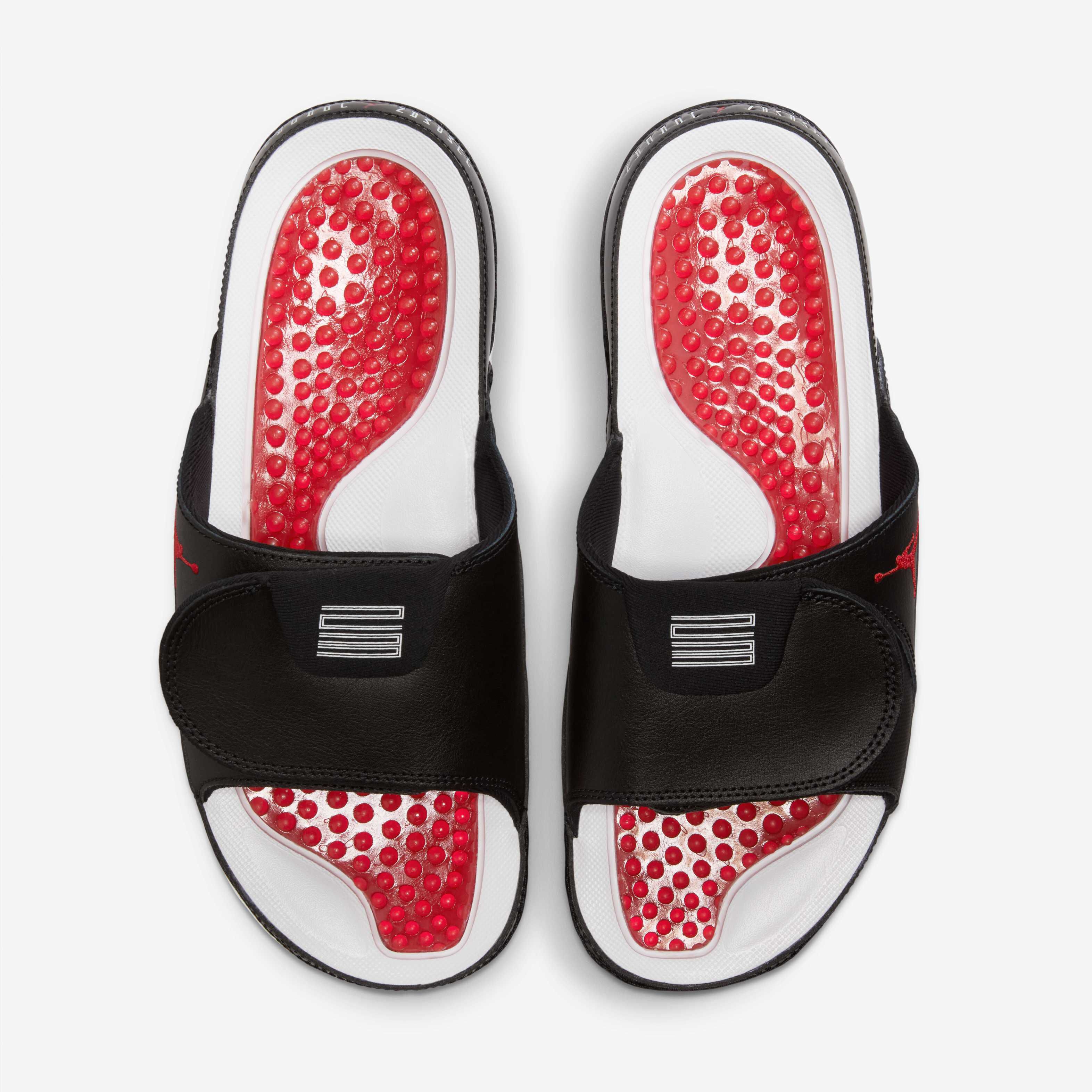 Buy Jordan Hydro XI Men's Slides - Black/Gym Red/White @ Nike Saudi