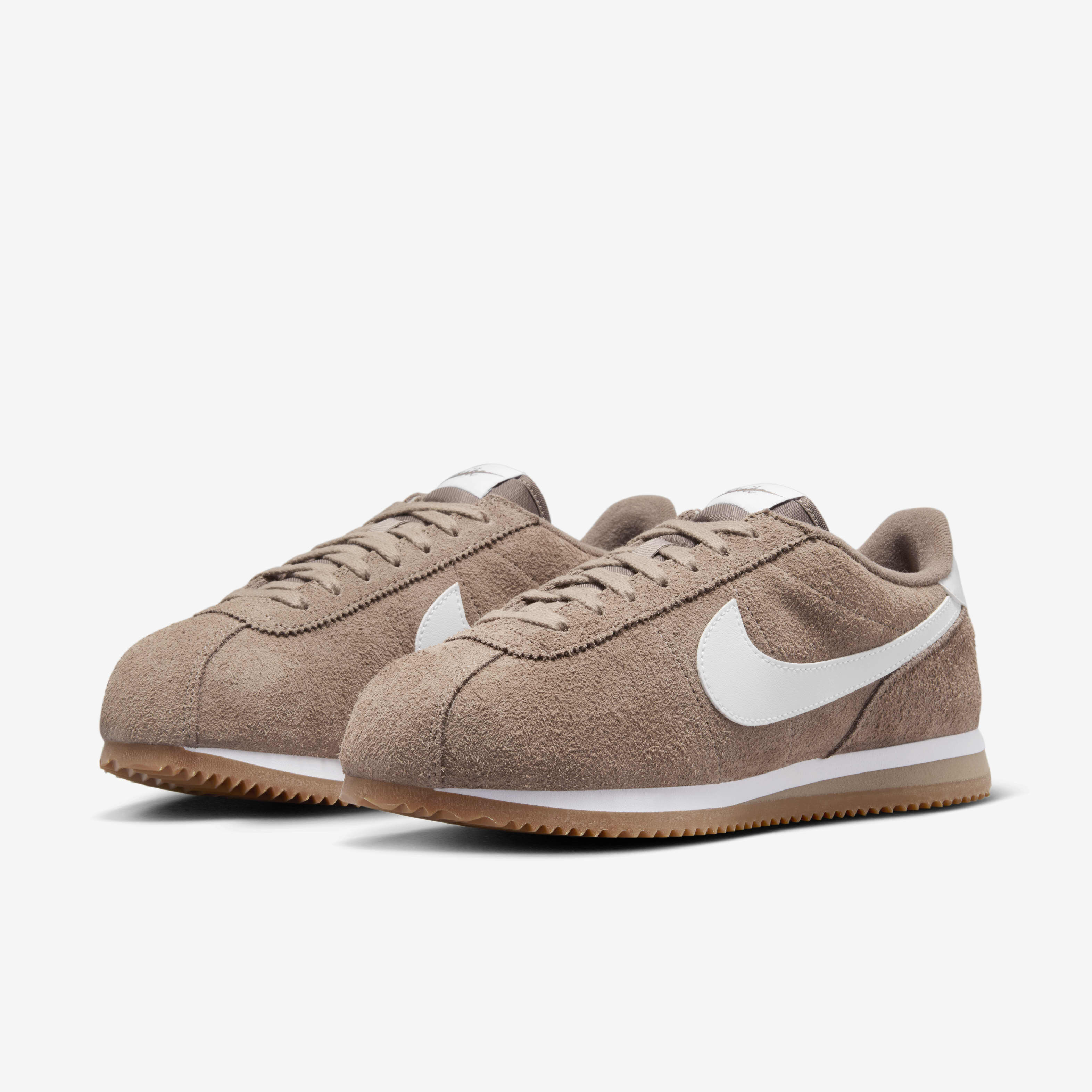 Nike cortez suede mushroom sales