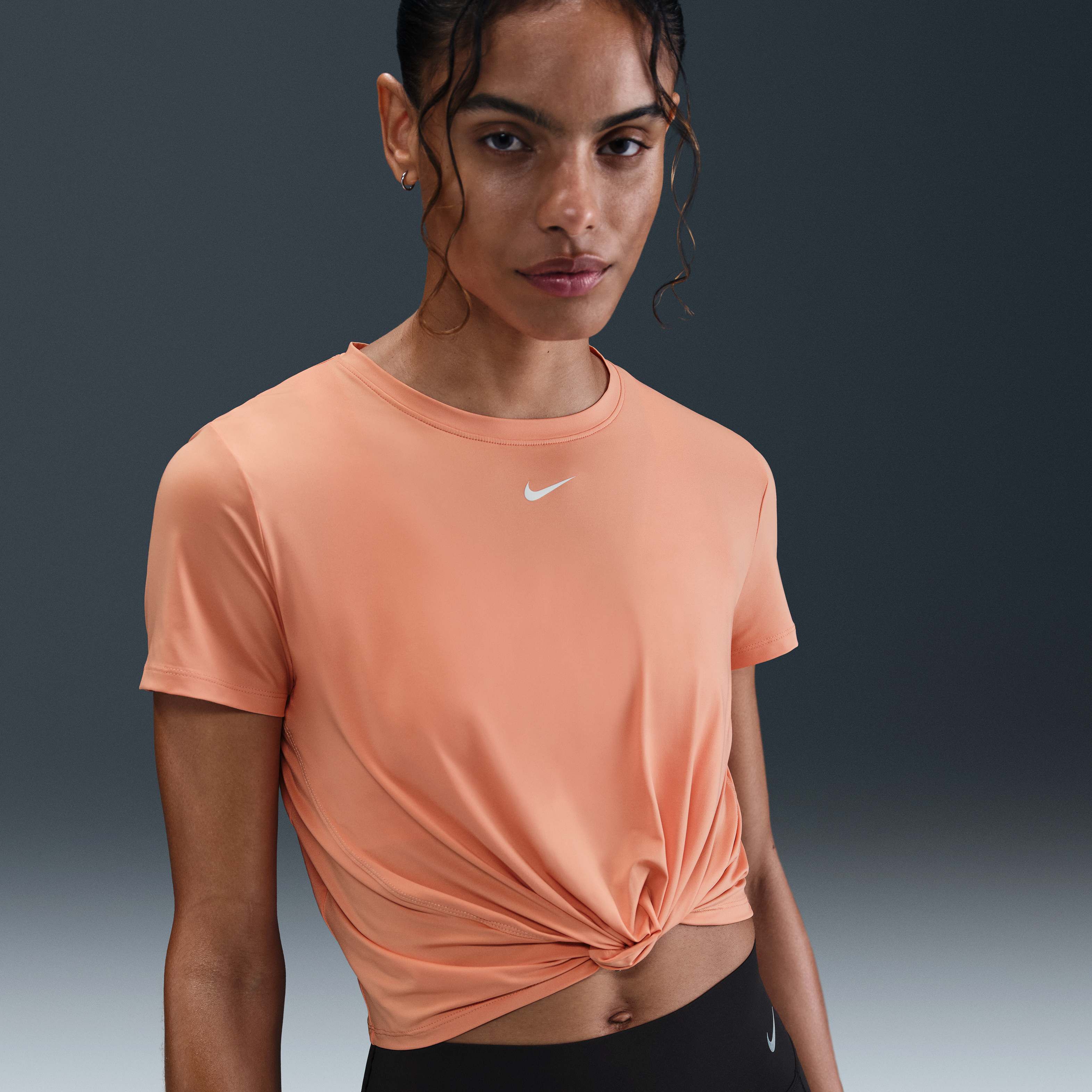 ★ Nike★ One Classic Dry Fit Short Sleeve Top W Apricot Ag AURORA_FN2798-010_PHSFM001-