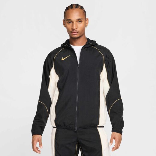 جاكيتات بأكمام وبلا أكمام كرة القدم-نايكي, نايكي سترايك بلس, جاكيت كرة القدم ثيرما-فت بقبعة مقاوم للماء للرجال