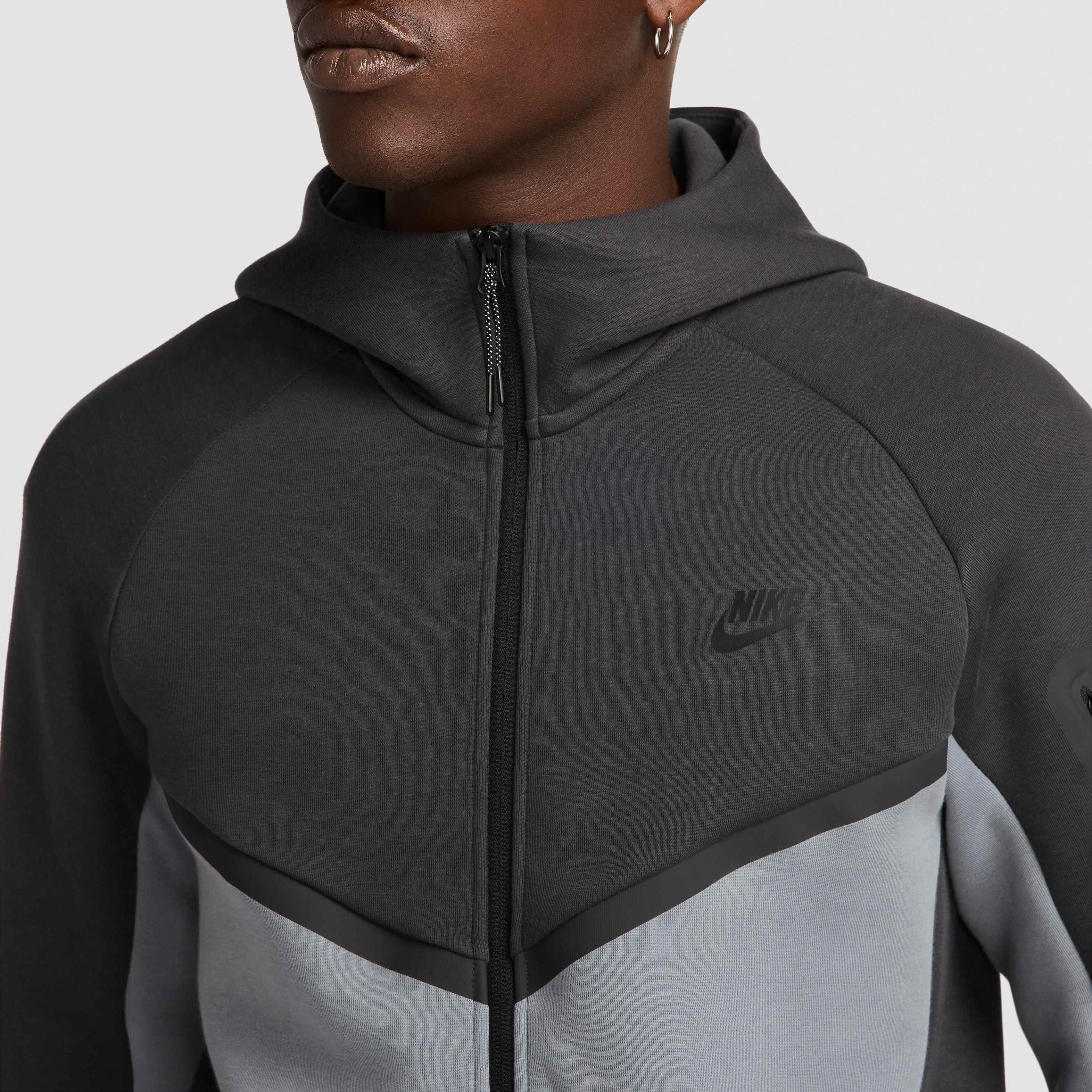 Buy Nike Tech Men's Full-Zip Windrunner Hoodie - Anthracite Buy Nike Tech Men's Full-Zip Windrunner Hoodie - Anthracite