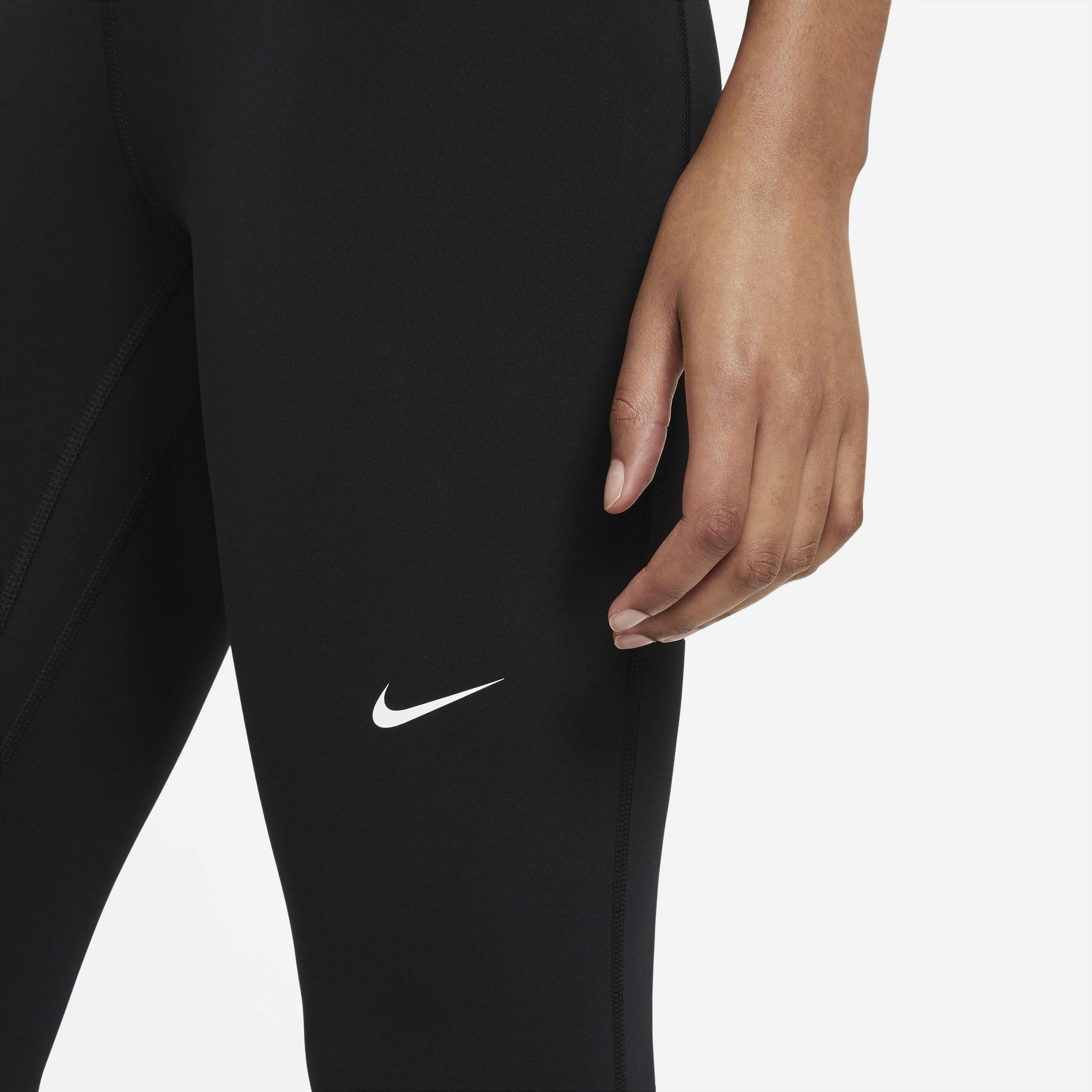 Nike all sport leggings with mesh panel in black on sale