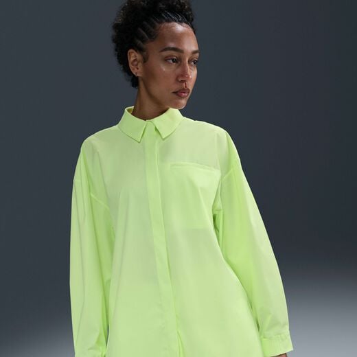 Everyday Tailored Comfort-Nike, Nike 24.7 PerfectStretch, Women's Dri-FIT Oversized Long-Sleeve Top