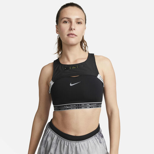 Women's Running Apparel-Nike, Nike Swoosh On The Run, Women's Medium-Support Lightly Lined Sports Bra with Pack Women's Running Apparel-Nike, Nike Swoosh On The Run, Women's Medium-Support Lightly Lined Sports Bra with Pack