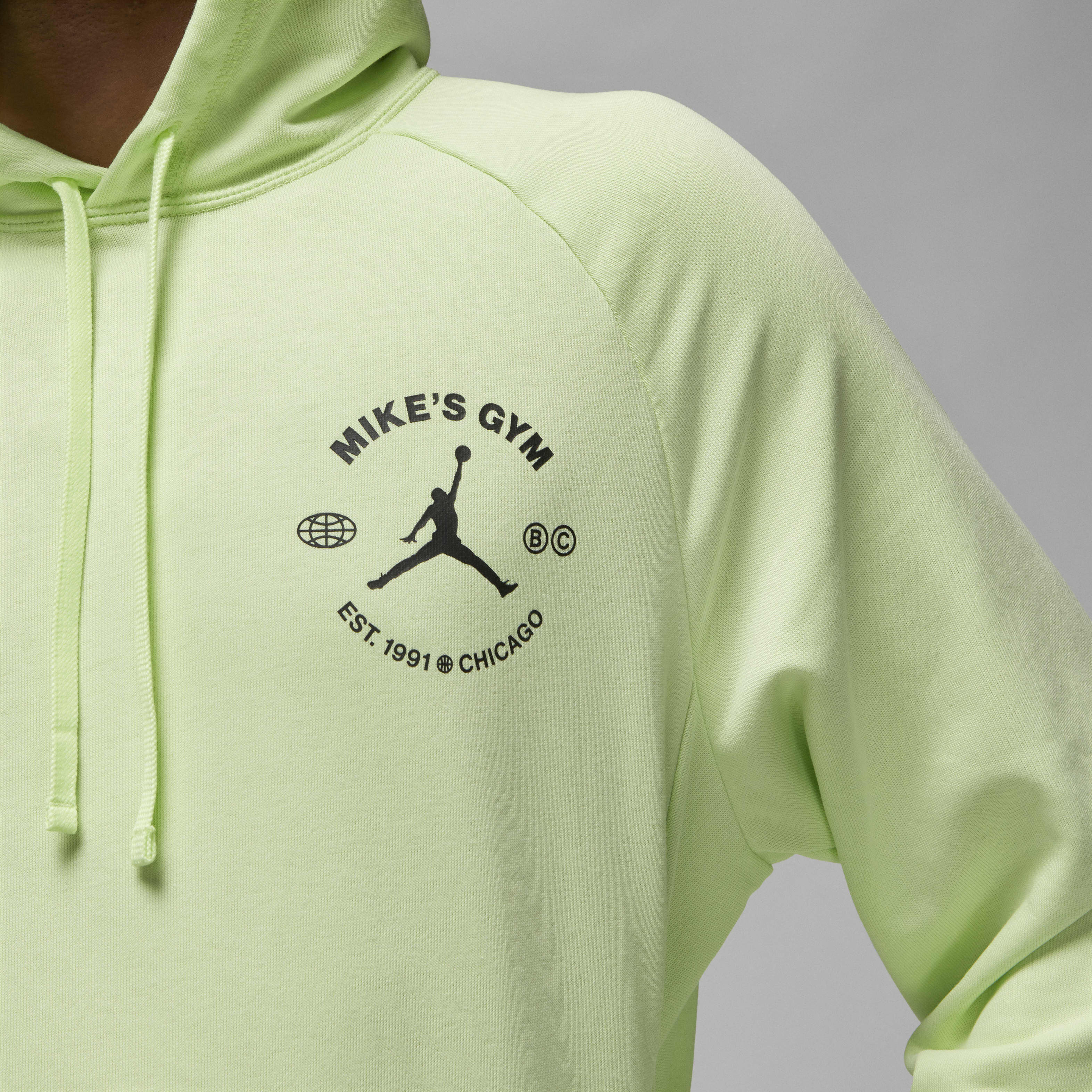 nike x pigalle hoodie luminous green