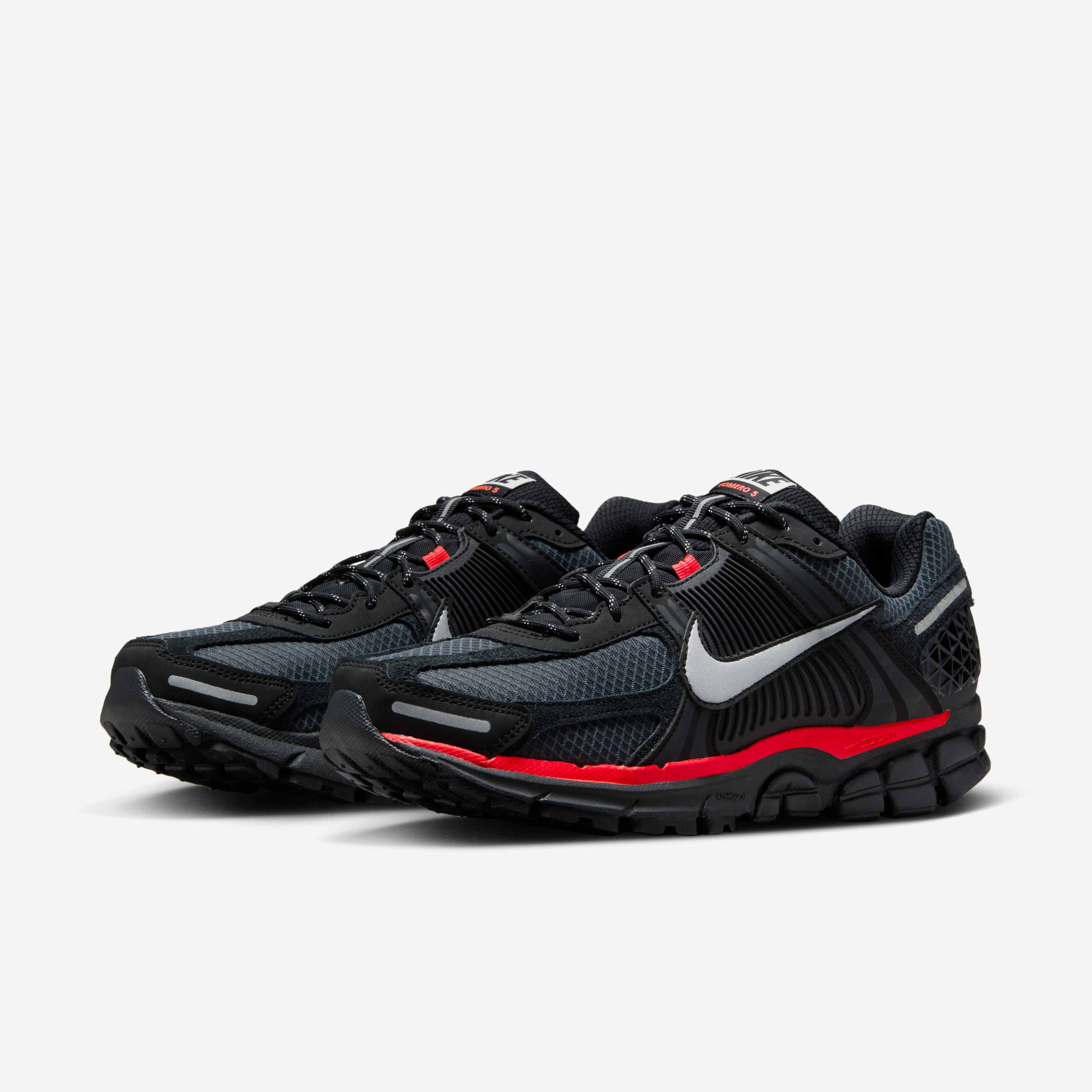 Buy Nike Zoom Vomero 5 Men's Shoes - Black/Bright Crimson