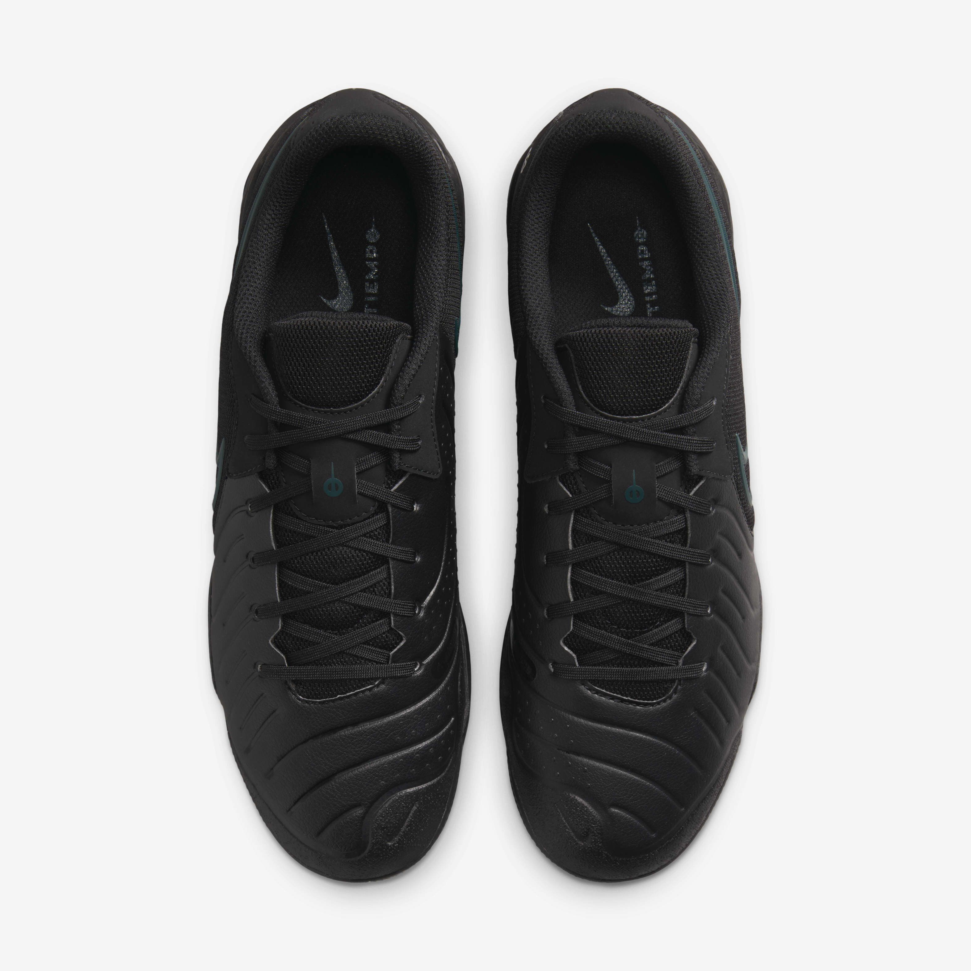 Buy Nike Tiempo Legend 10 Academy Indoor Court Low Top Football Shoes Black Deep Jungle Black Nike Saudi Official