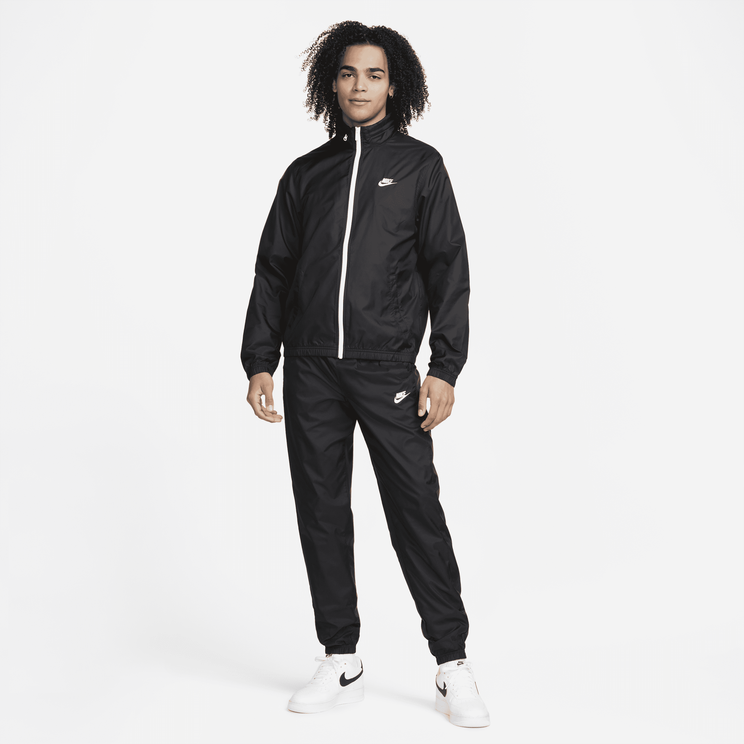 Nike woven top hybrid tracksuit