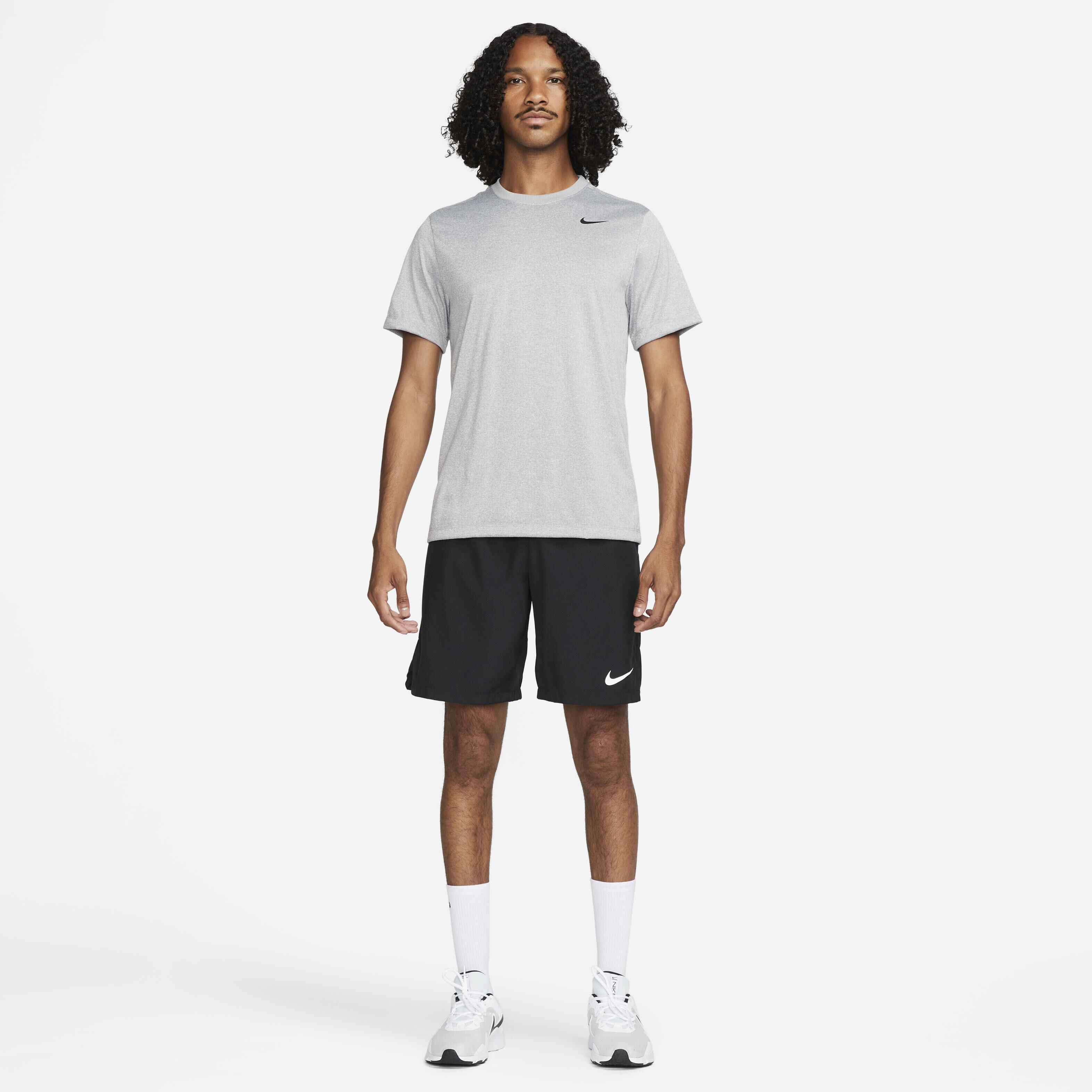 ★Nike★ Dry Fit Fitness T-Shirt M Tumbled Grey Flat Silver Buy Nike Dri-FIT Legend Men's Fitness T-Shirt - Tumbled Grey