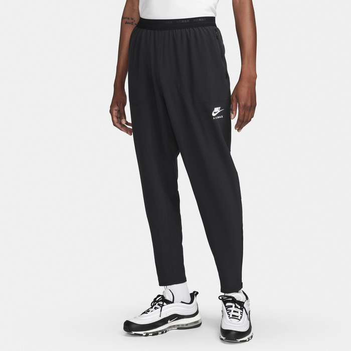 Buy Nike Air Max Men's Woven Trousers Black/White Nike Saudi