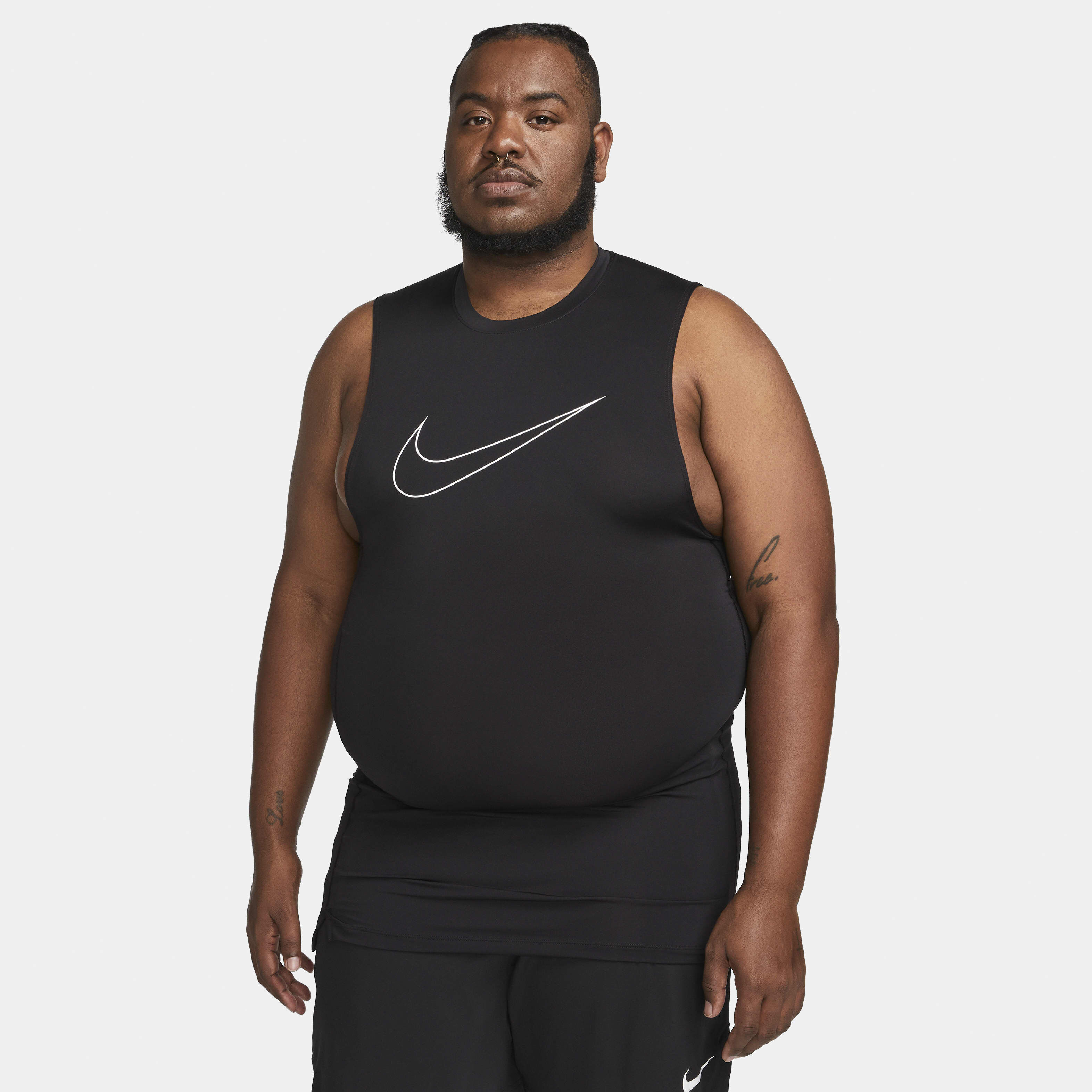 Nike men's pro cool fitted sleeveless shirt online