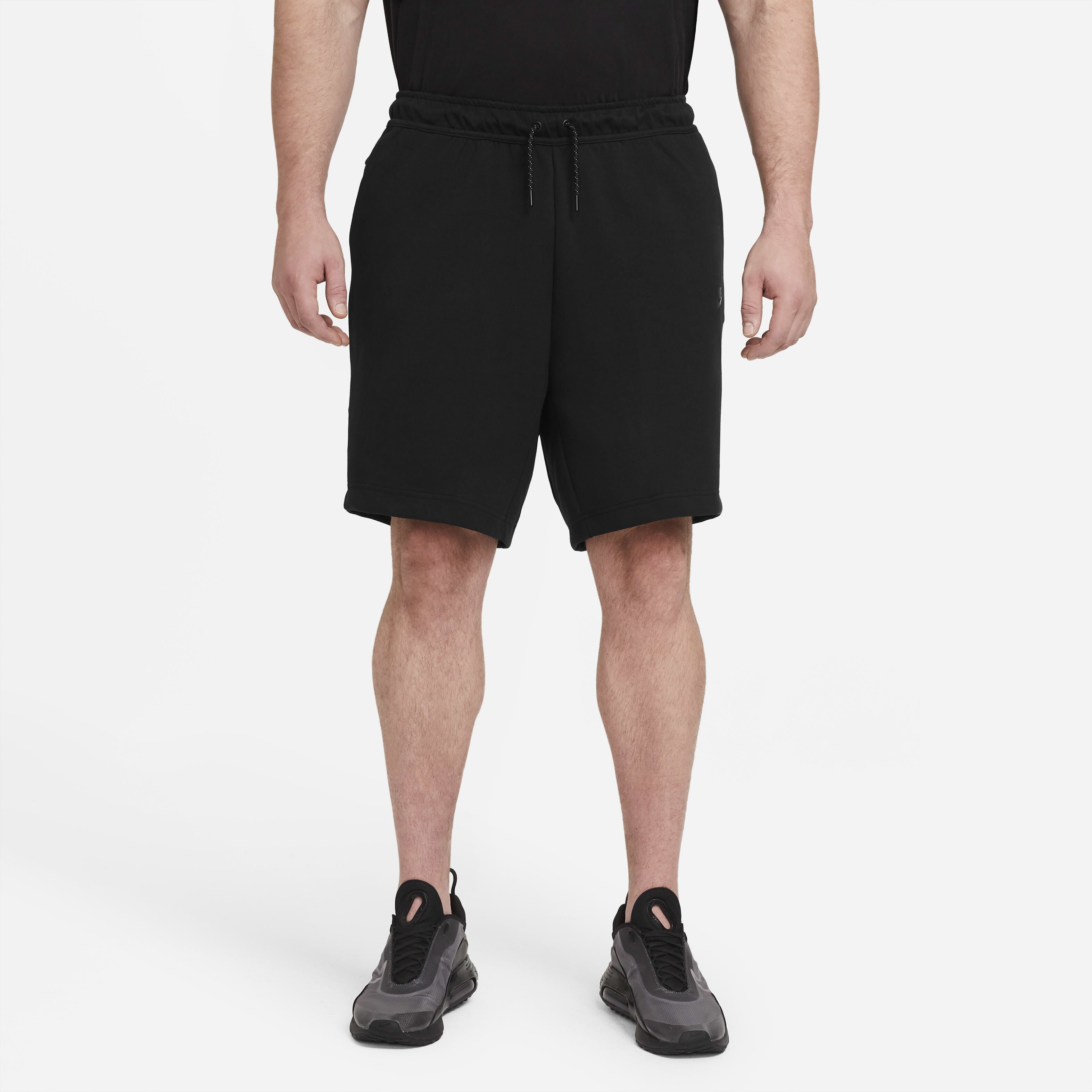 Nike tech knit shorts black cheap