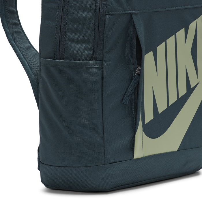 Blue and green nike top backpack