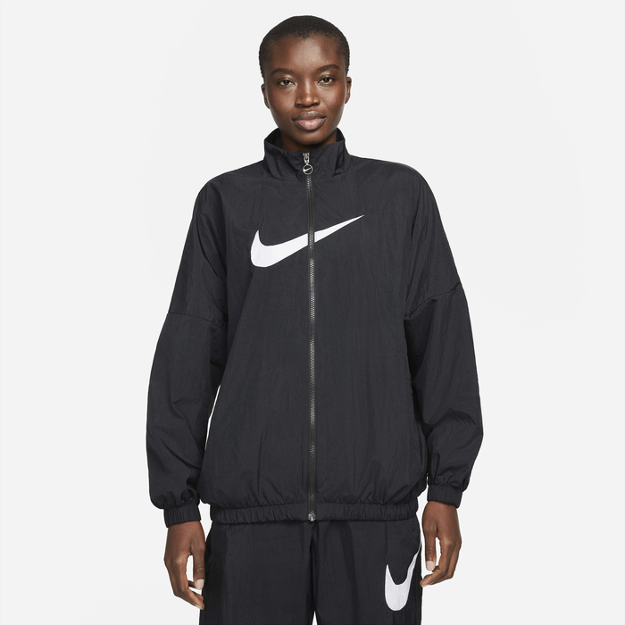Buy Nike Sportswear Essential Women's Woven Jacket Black/White