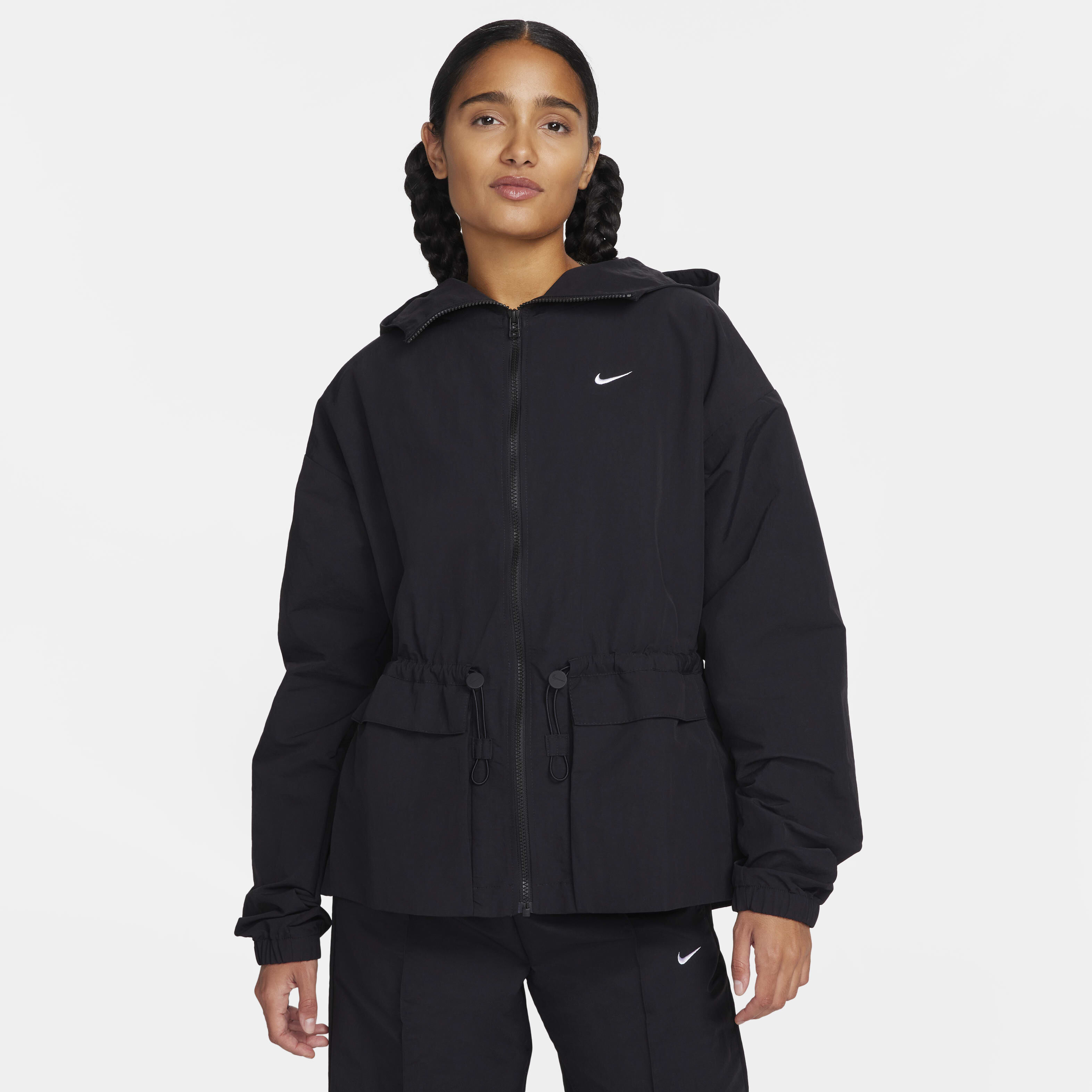 Buy Nike Sportswear Everything Wovens Women s Oversized Hooded Jacket Nike Saudi Official