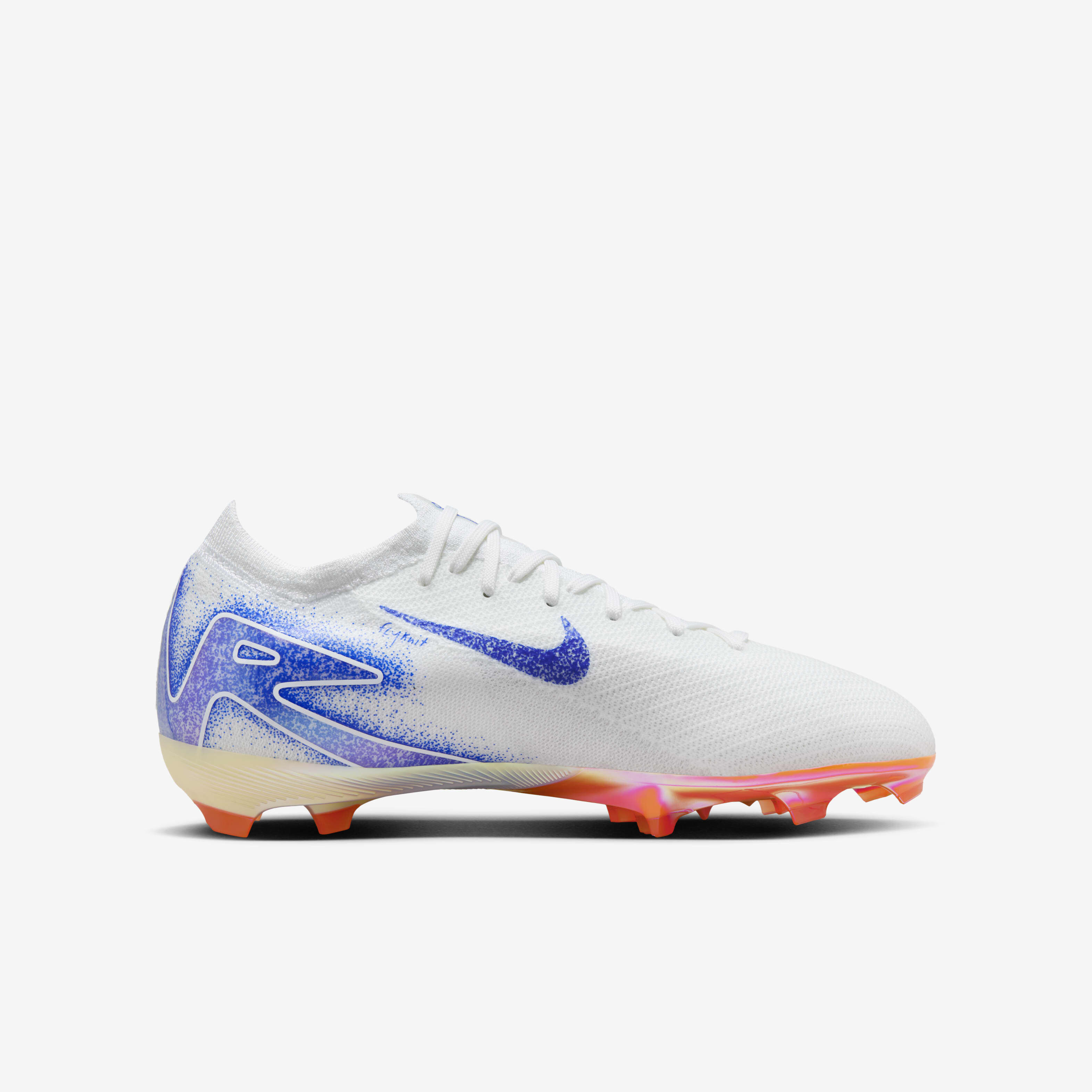 Buy Nike Jr. Mercurial Vapor 16 Pro Blueprint Younger Older Kids FG Low Top Football Boot White Racer Blue Nike Saudi Official