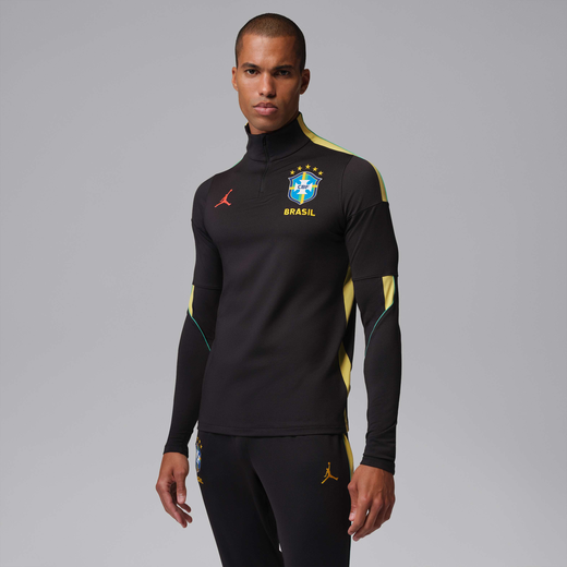 قمصان بأكمام طويلة جوردن-جوردن, البرازيل سترايك, تيشيرت كرة القدم للتمرين جوردن دراي-فت نت للرجال