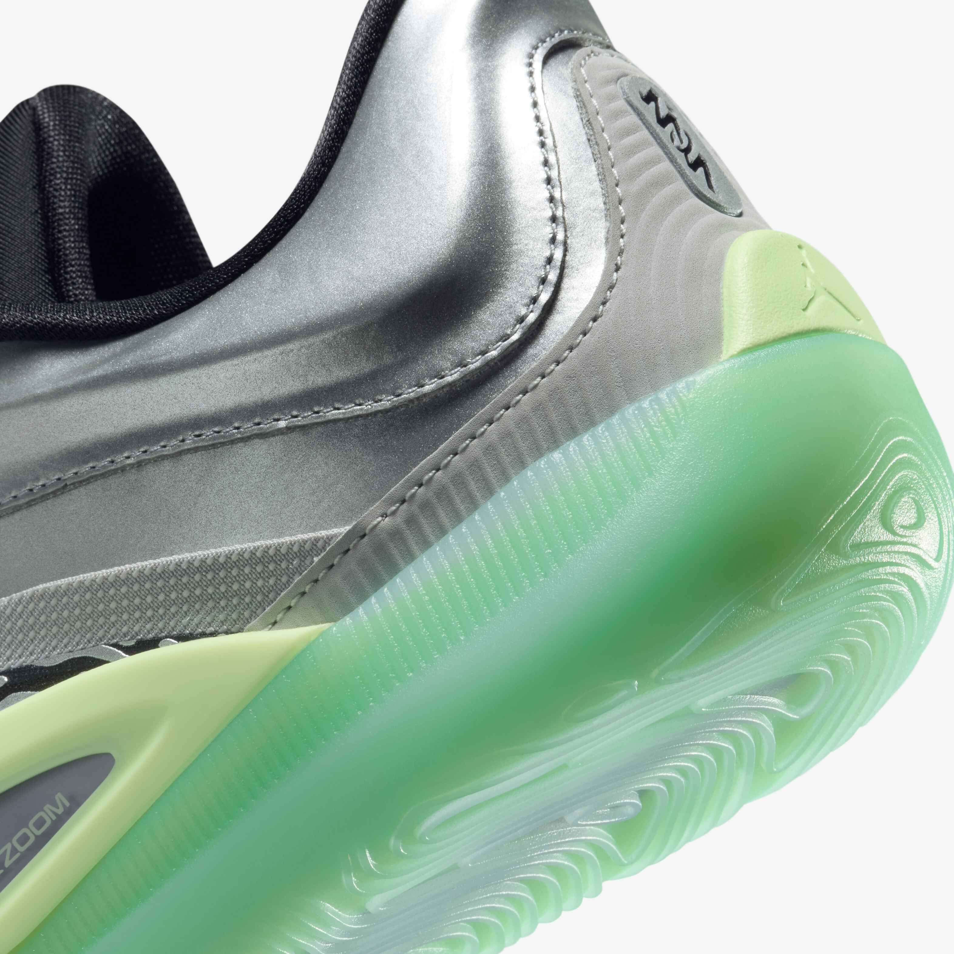 Buy Zion 4 Basketball Shoes - Grey Fog/Metallic Silver