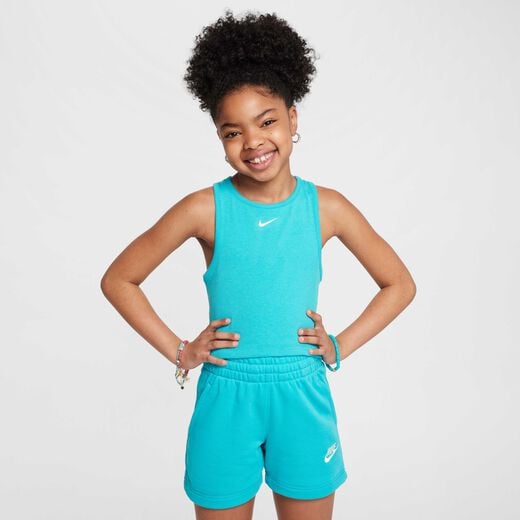 Kids' Sleeveless Tank Tops-Nike, Nike Sportswear, Girls' Ribbed Tank Top Kids' Sleeveless Tank Tops-Nike, Nike Sportswear, Girls' Ribbed Tank Top