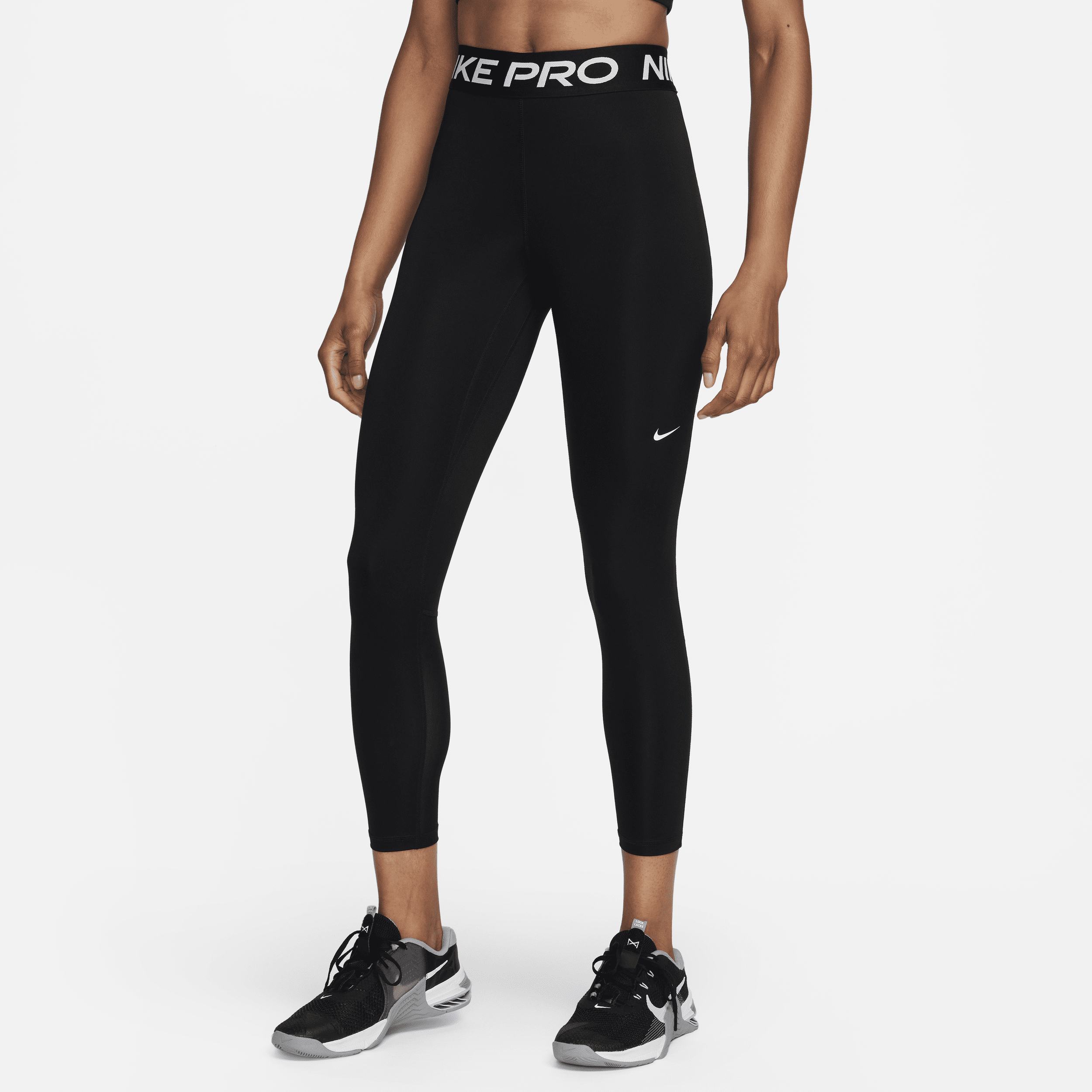 Black nike online pro leggings womens