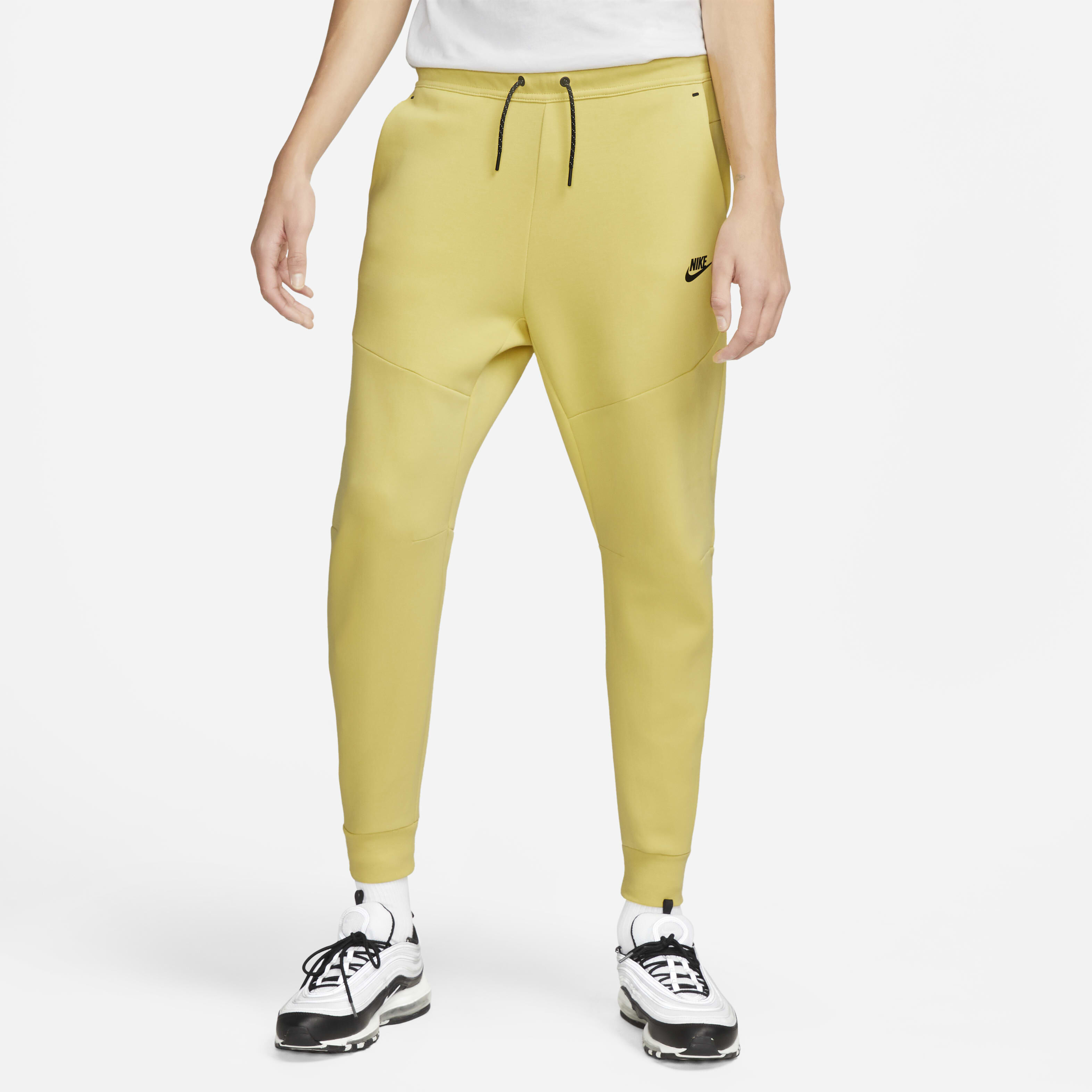 Nike yellow joggers hot sale