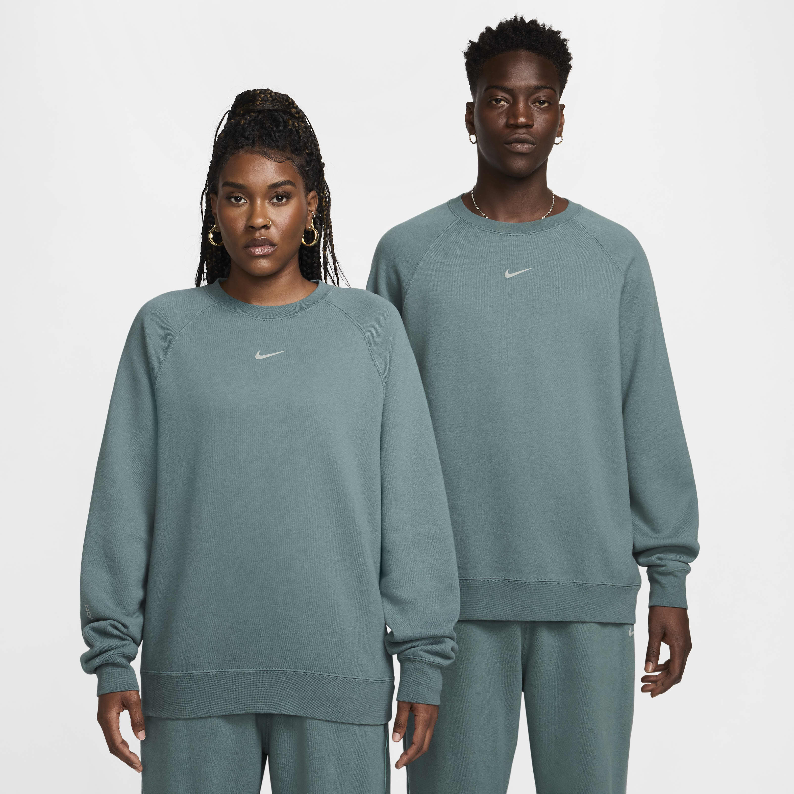 Buy NOCTA Men's Fleece CS Crew - Mineral Slate/Faded Spruce