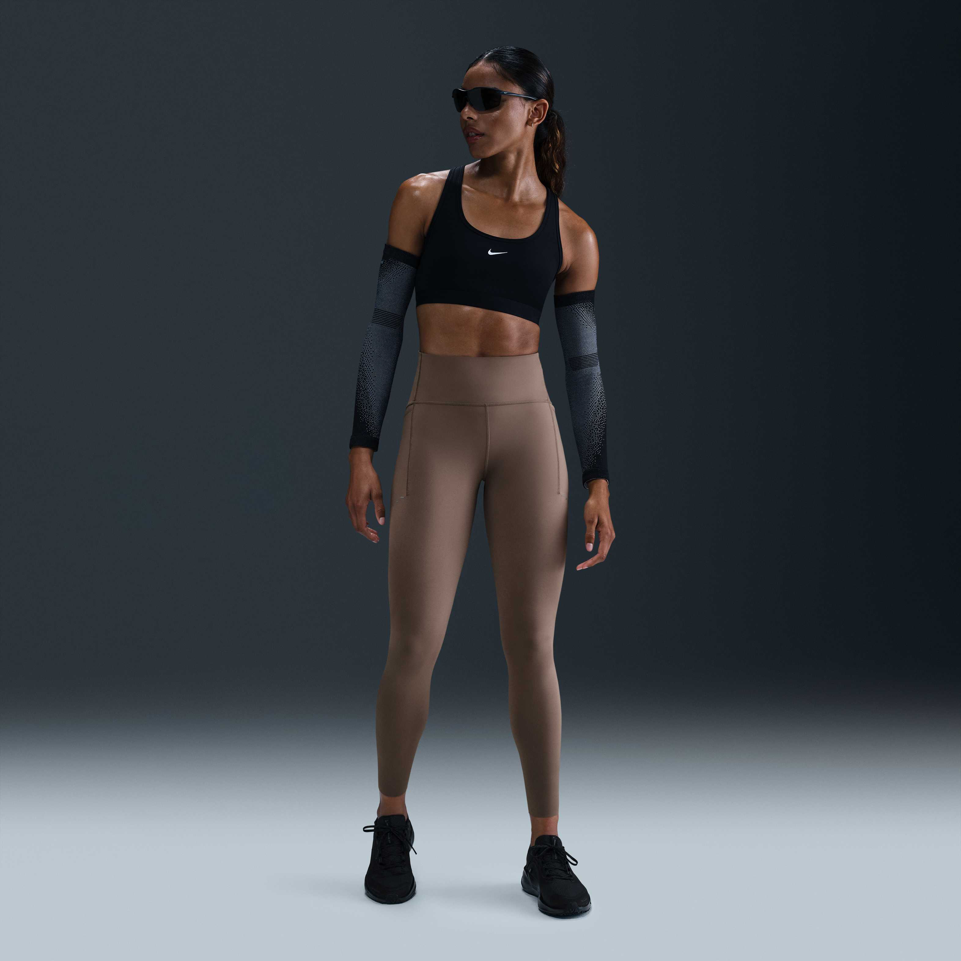 「かわいい～！」 Women's Swift Nike Buy High-Waisted Leggings Running 7/8 テープ・マスキングテープ