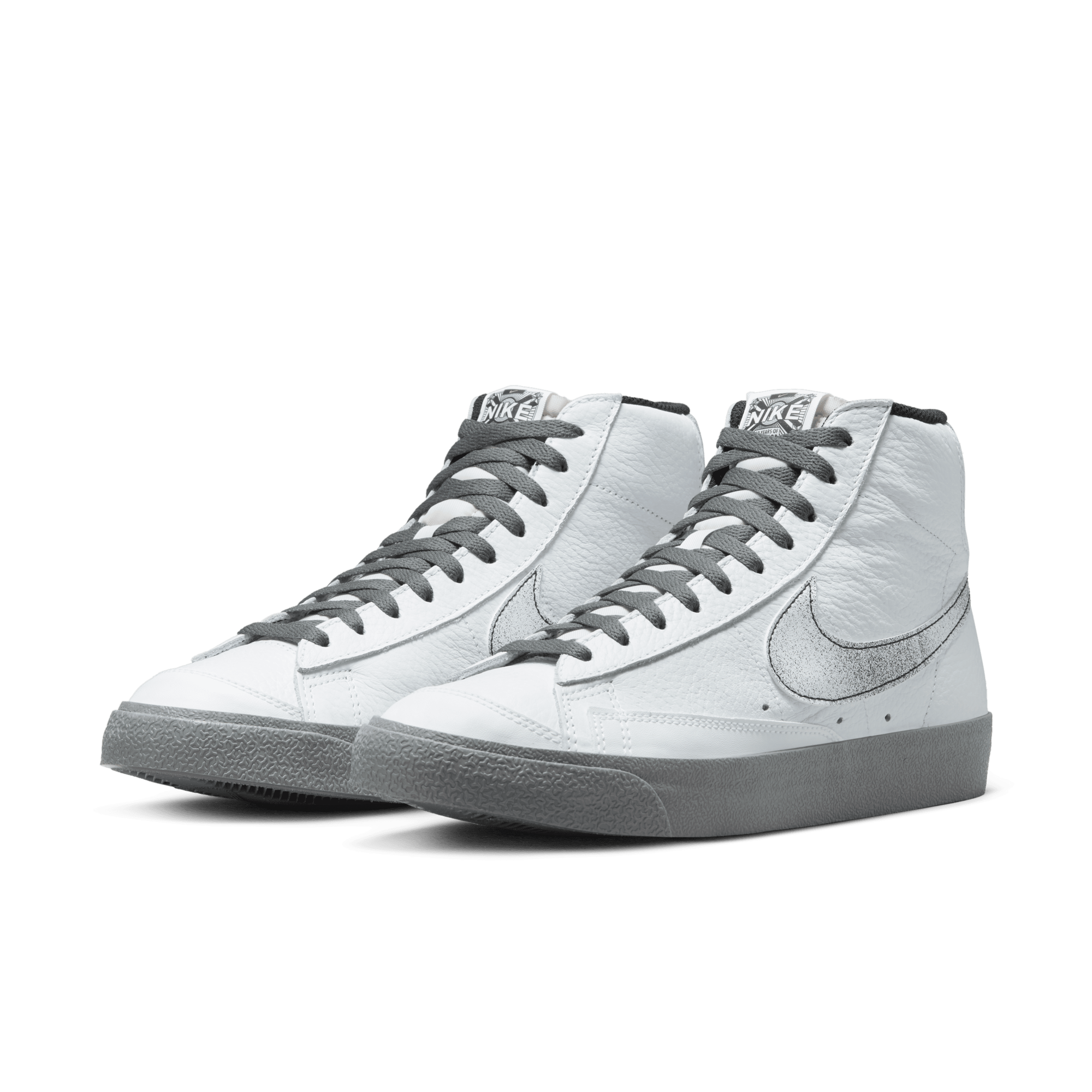 Gray nike blazers store