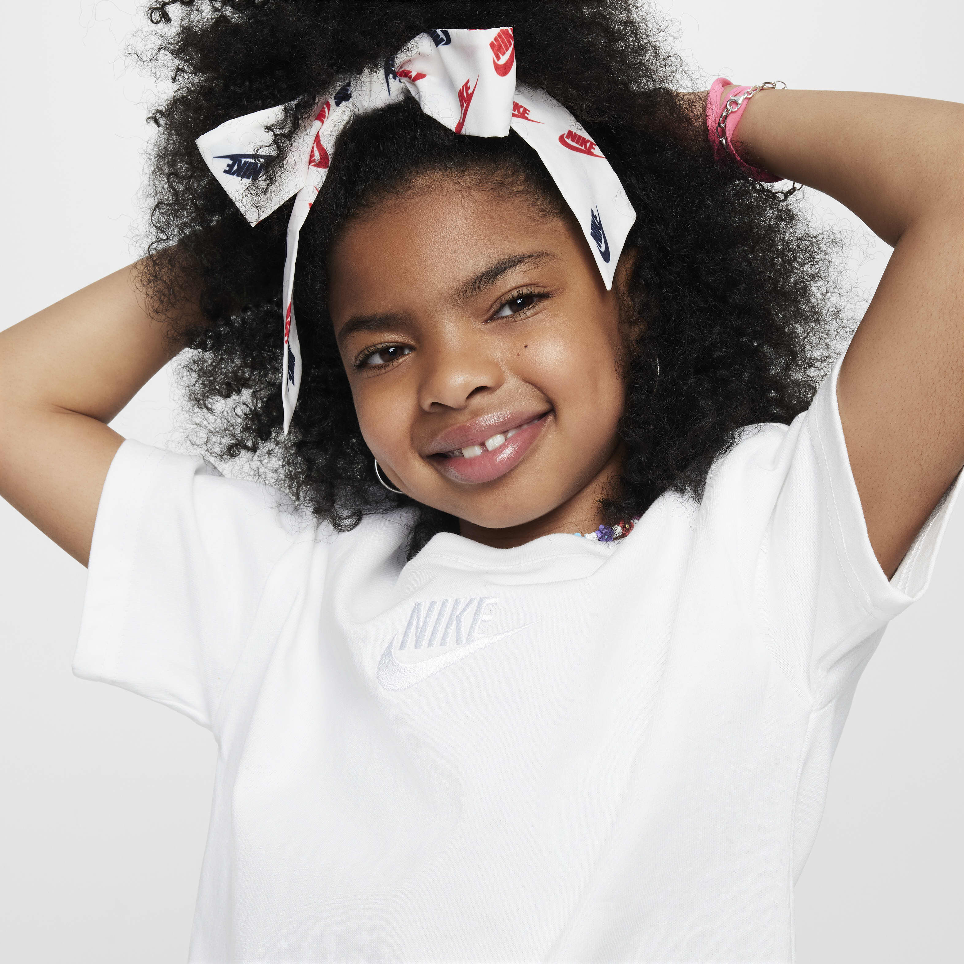 Girl wearing nike headband hotsell