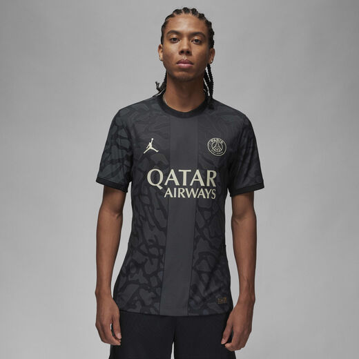أطقم و قمصان أندية PSG جوردن-جوردن, باريس سان-جيرمان 2023/24 ماتش ثيرد, تيشيرت كرة القدم جوردن دراي-فِت ايه دي في للرجال