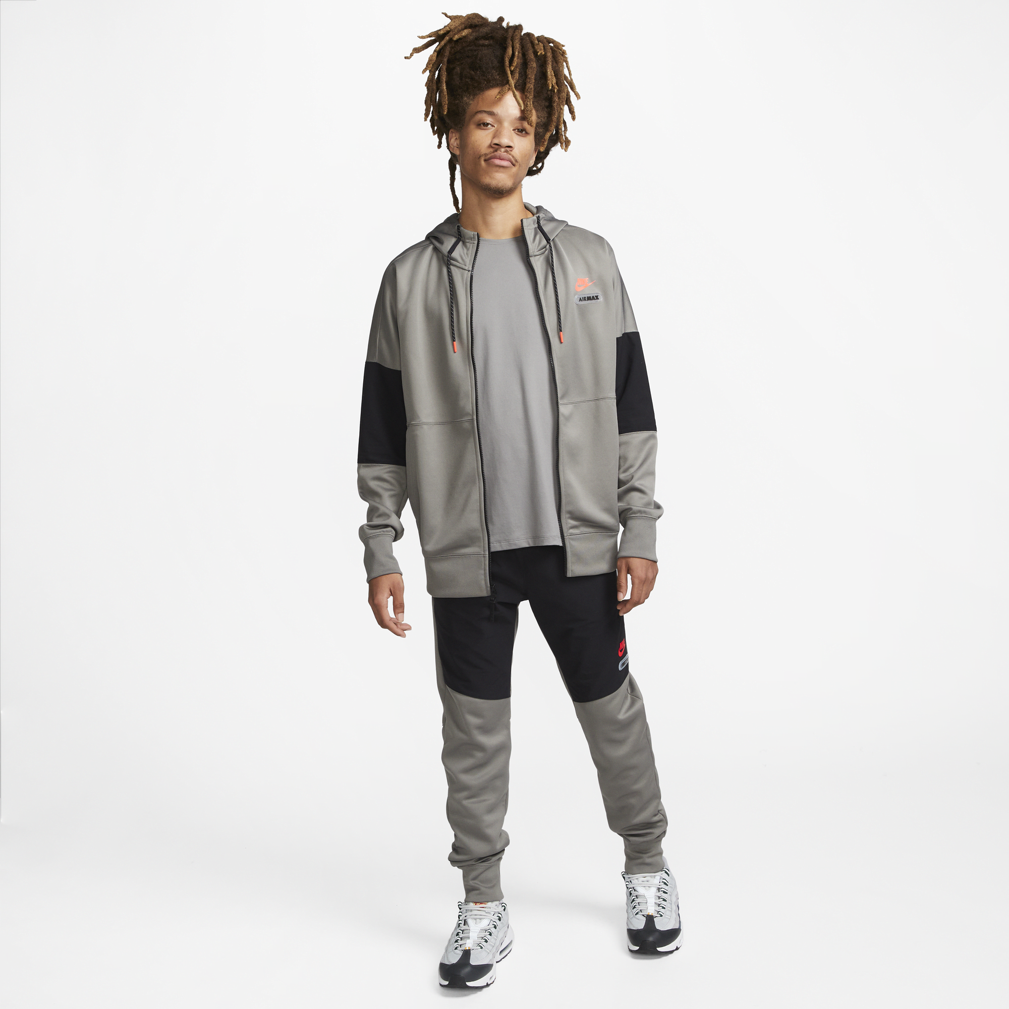 Grey nike clearance air max joggers