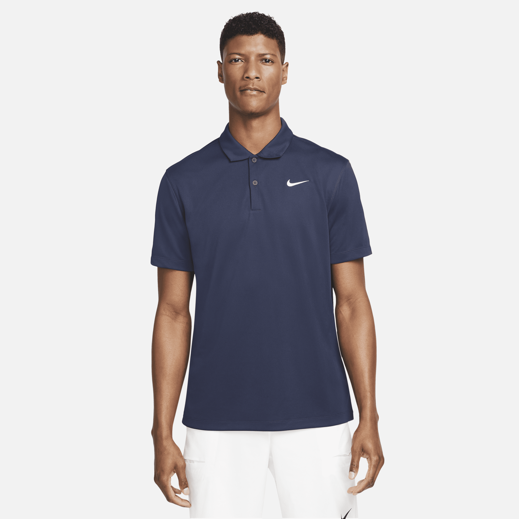 Navy blue dri fit best sale polo shirt