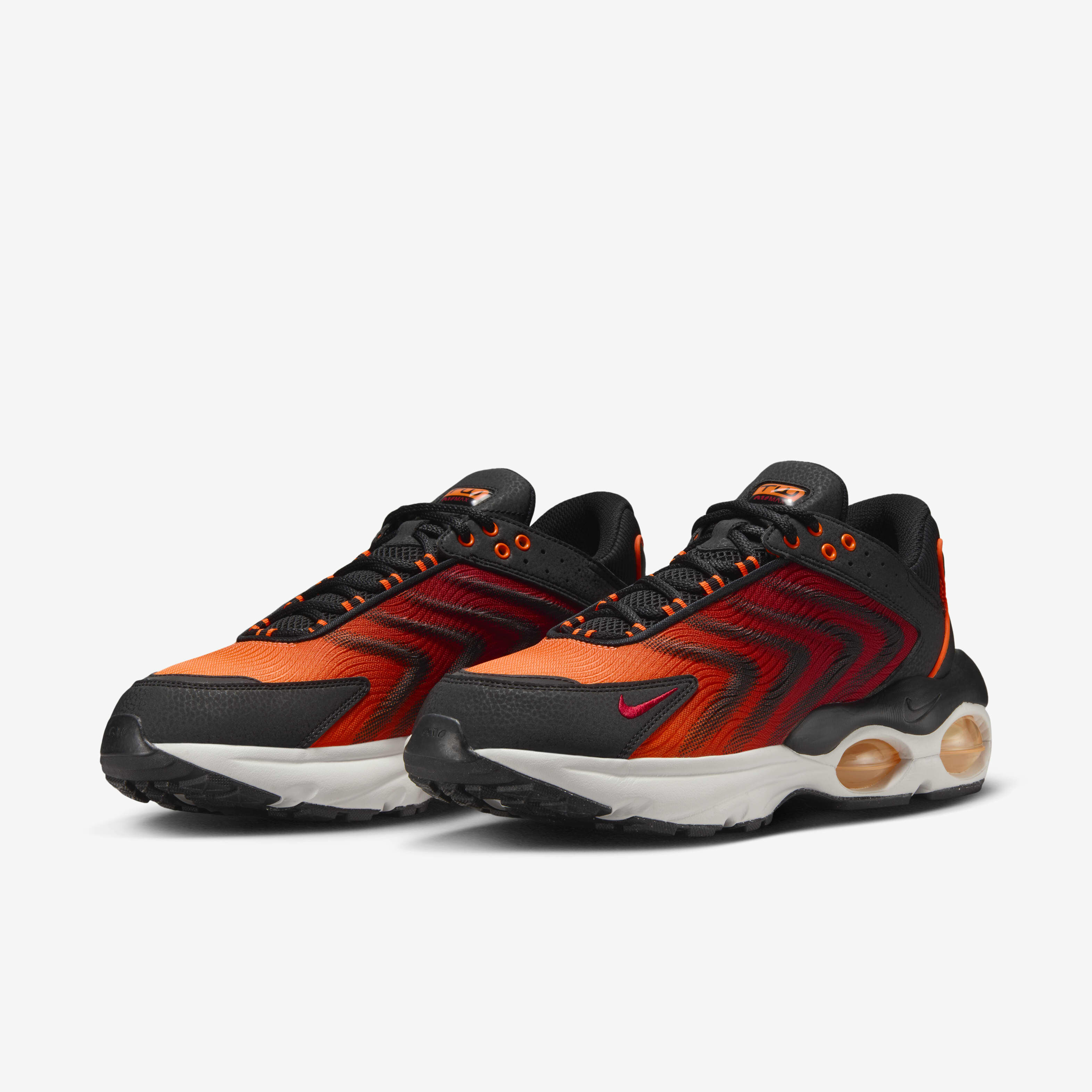 Nike air max 9 black and orange store