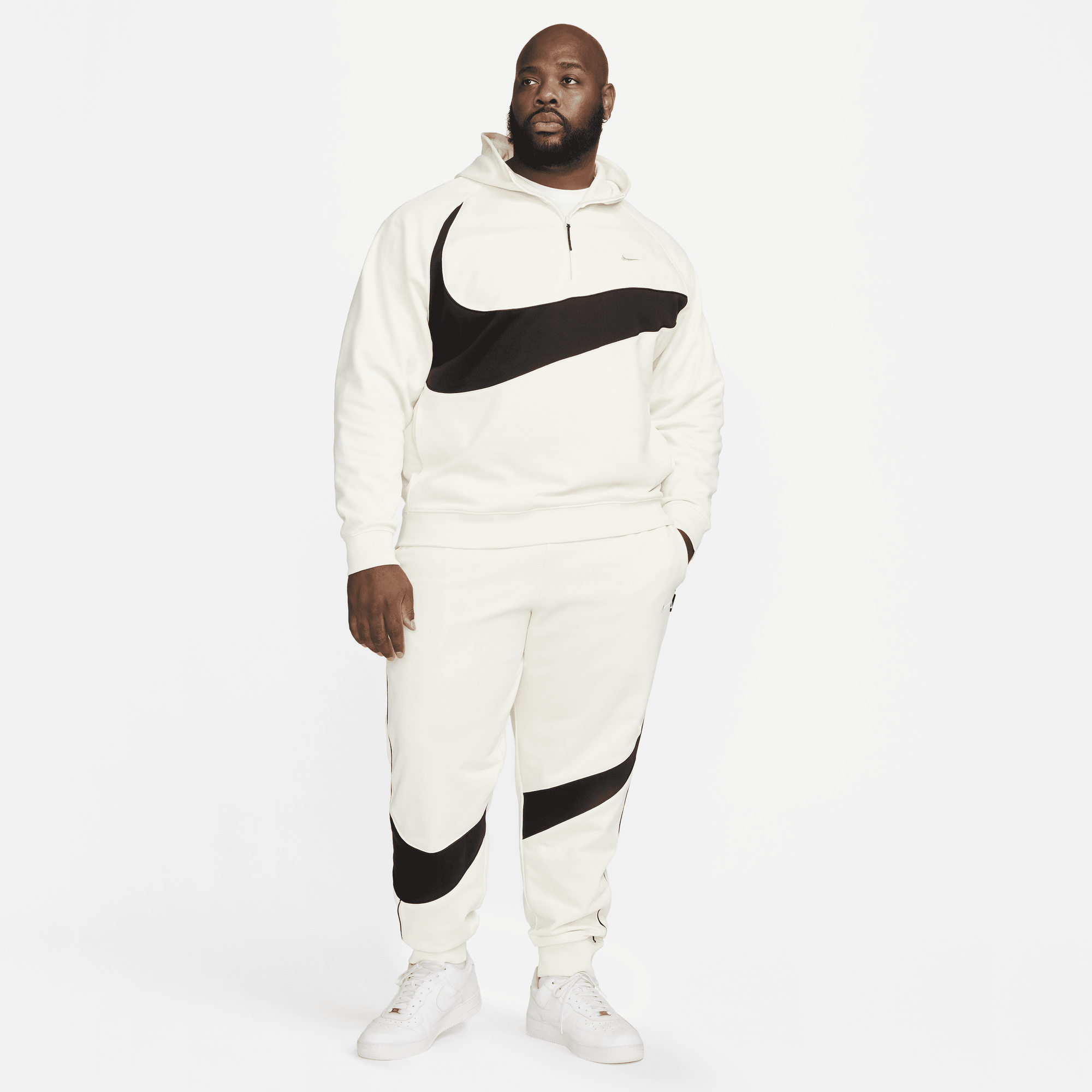 Nike swoosh fleece top