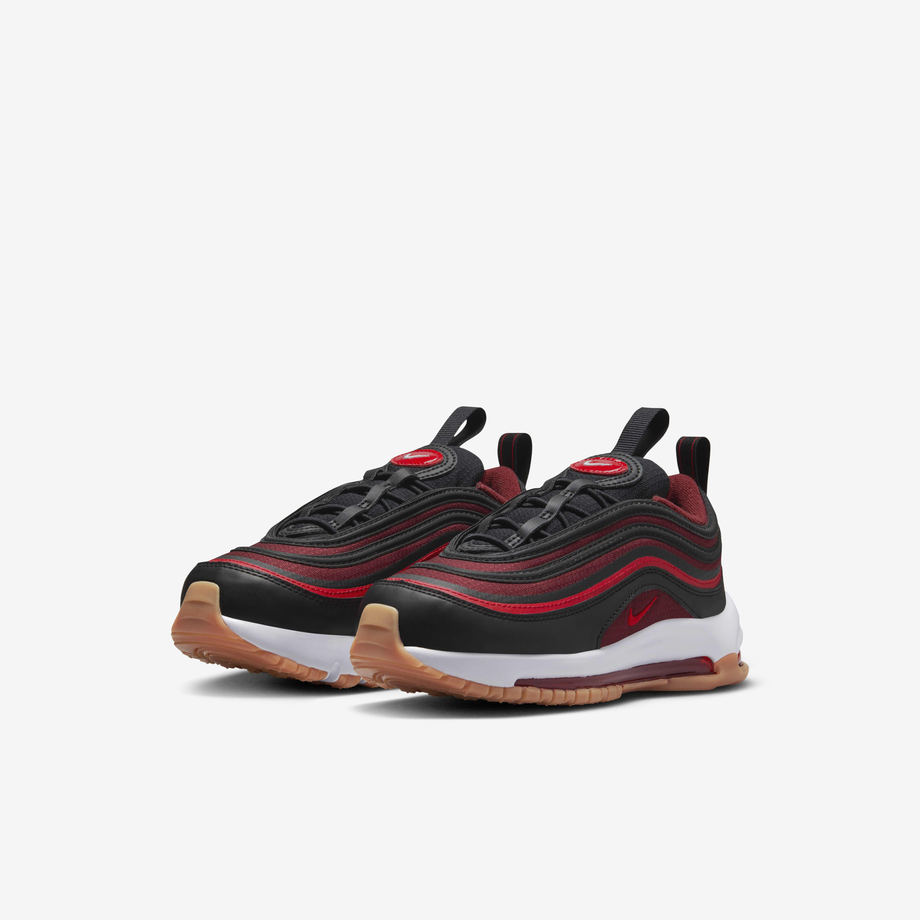 Buy Nike Air Max 97 Younger Kids Shoes Black Dark Team Red White University Red Nike Saudi Official