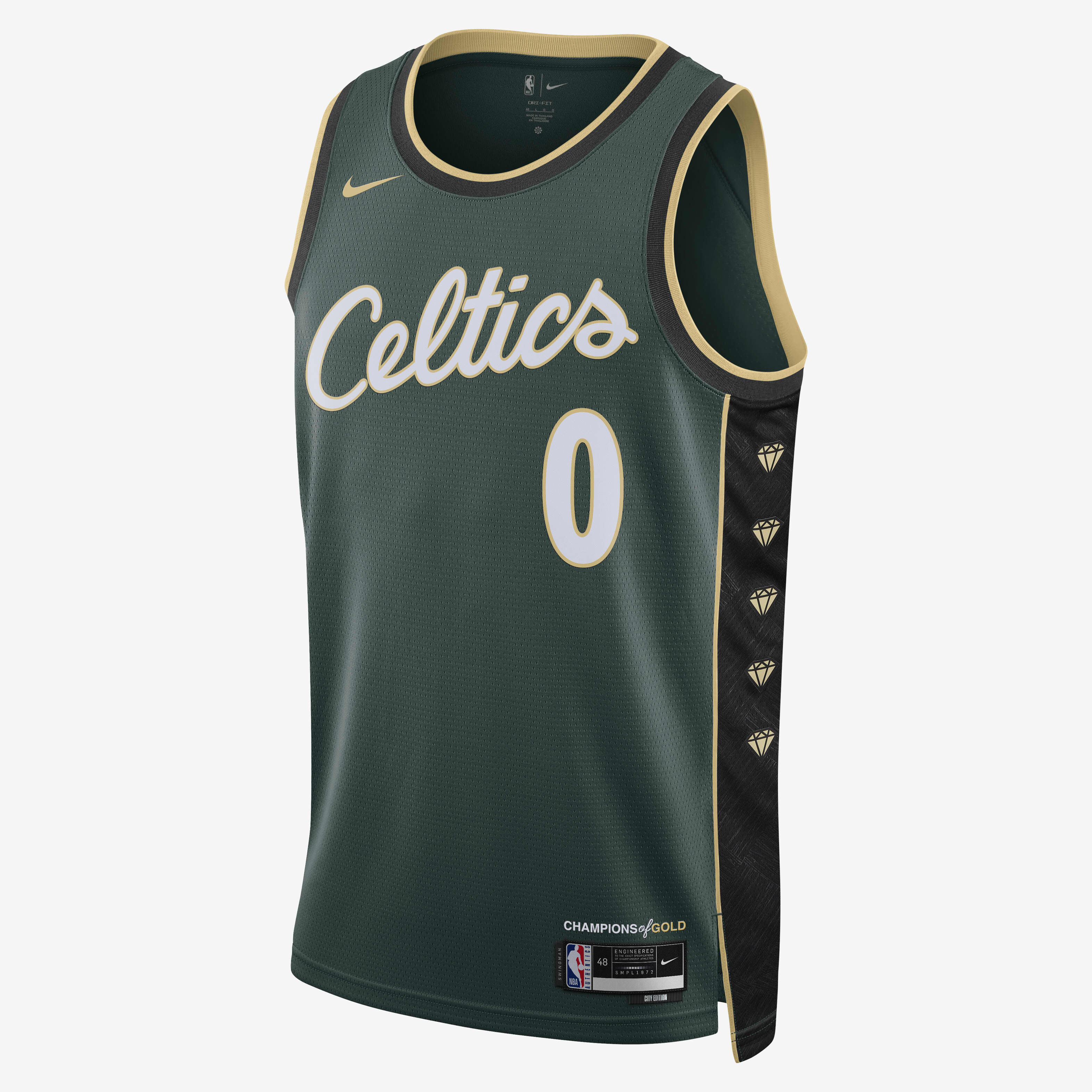 Celtics City Jersey Jayson Tatum Gold Jersey Buy Jayson Tatum - Main Image