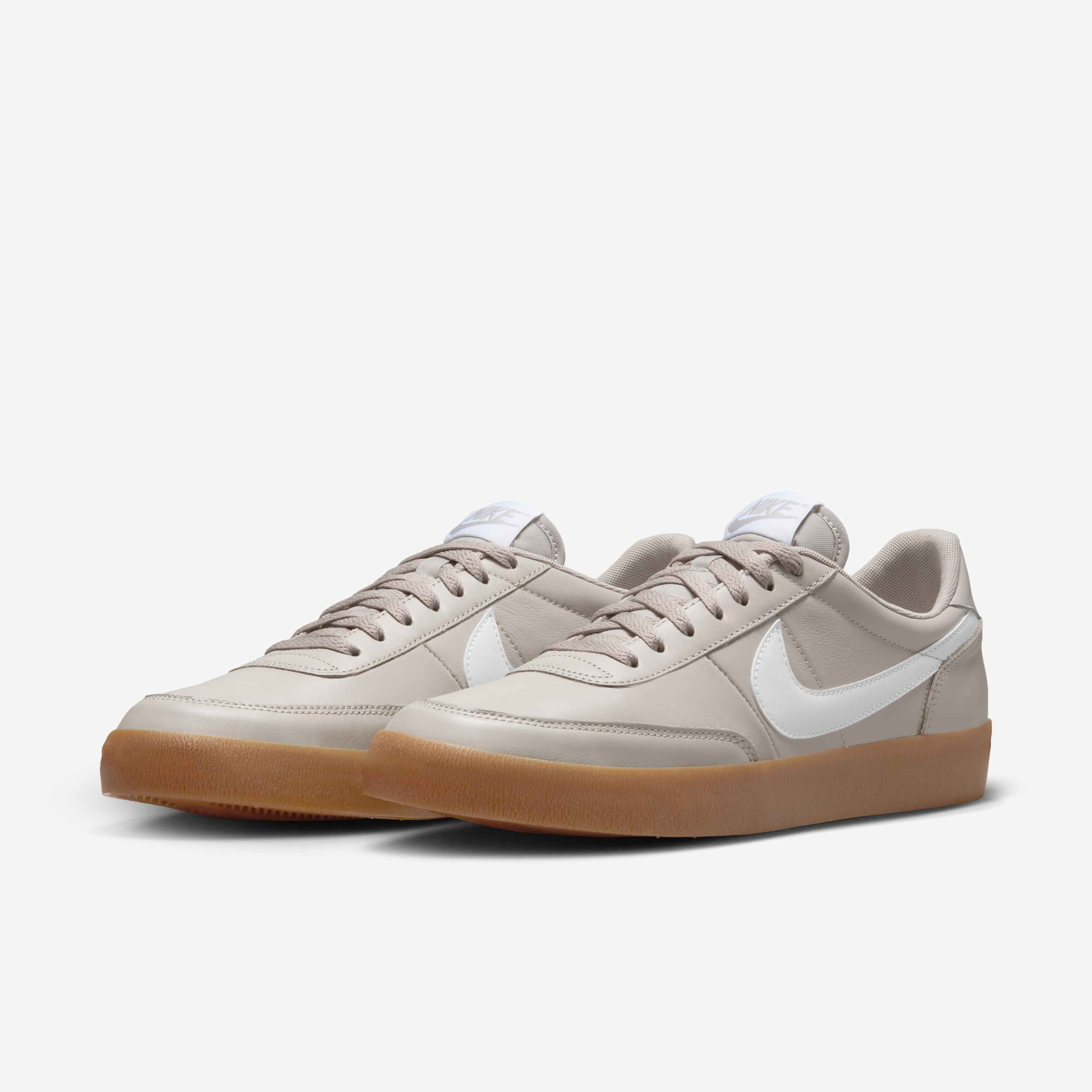 国内配送 NIKE KILLSHOT 2 ASHEN STATE/GUM DARK BROWN-WHITE Nike Killshot 2 Ashen Slate Gum Dark Brown White Men's