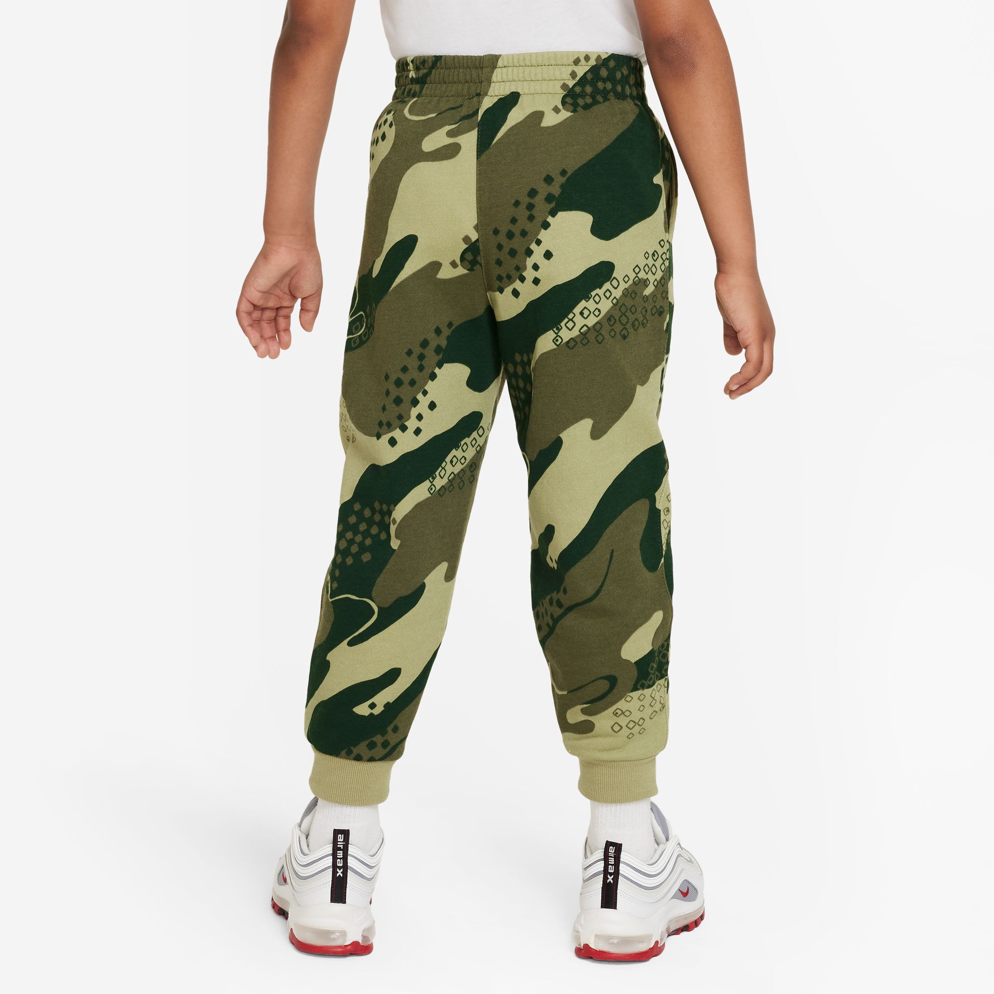 Nike club on sale camo joggers