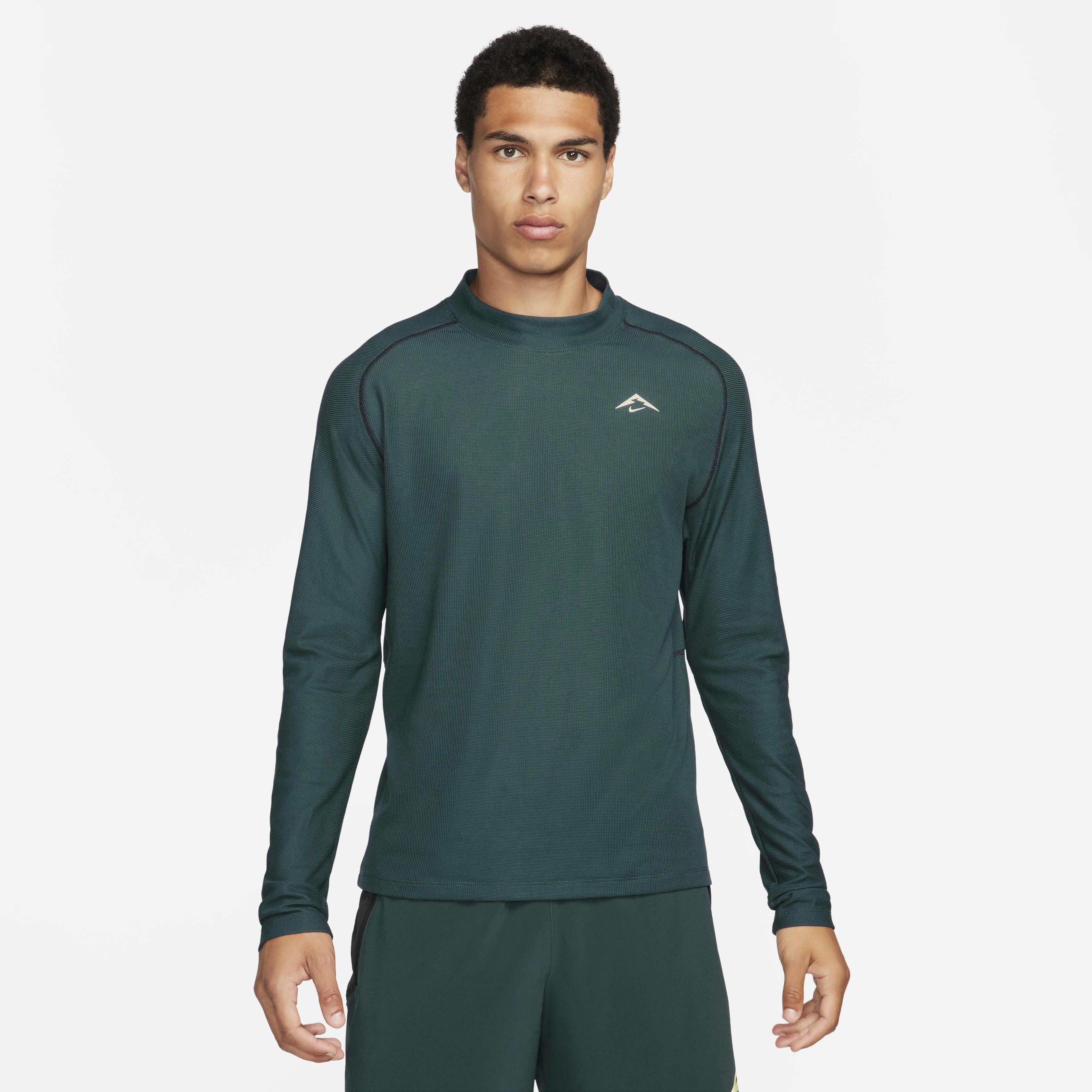 Buy Nike Trail Men's Dri-FIT Long-Sleeve Running Top Deep Jungle