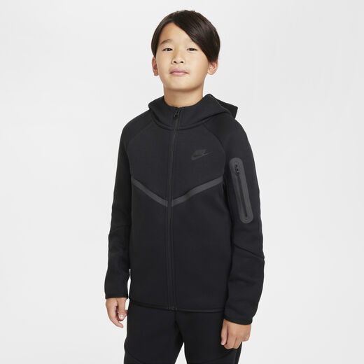 Tech Kids-Nike, Nike Sportswear Tech Fleece, Older Kids' Full-Zip Hoodie