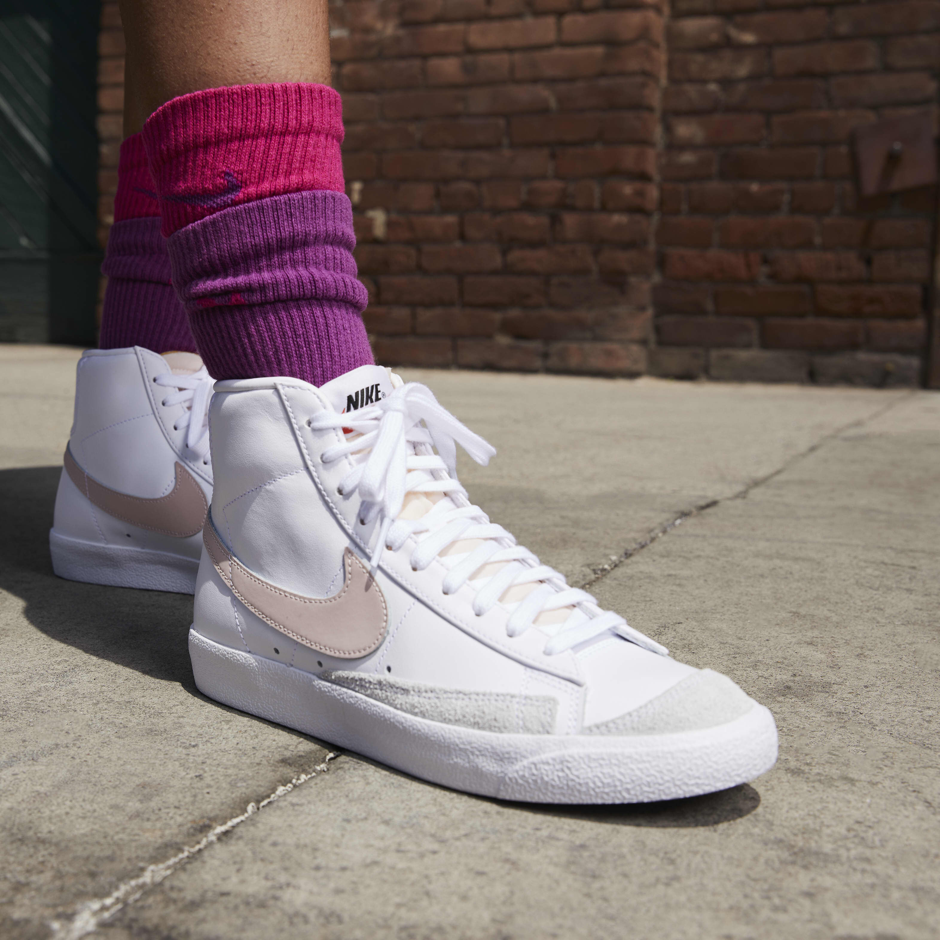 Nike blazer mid violet discount