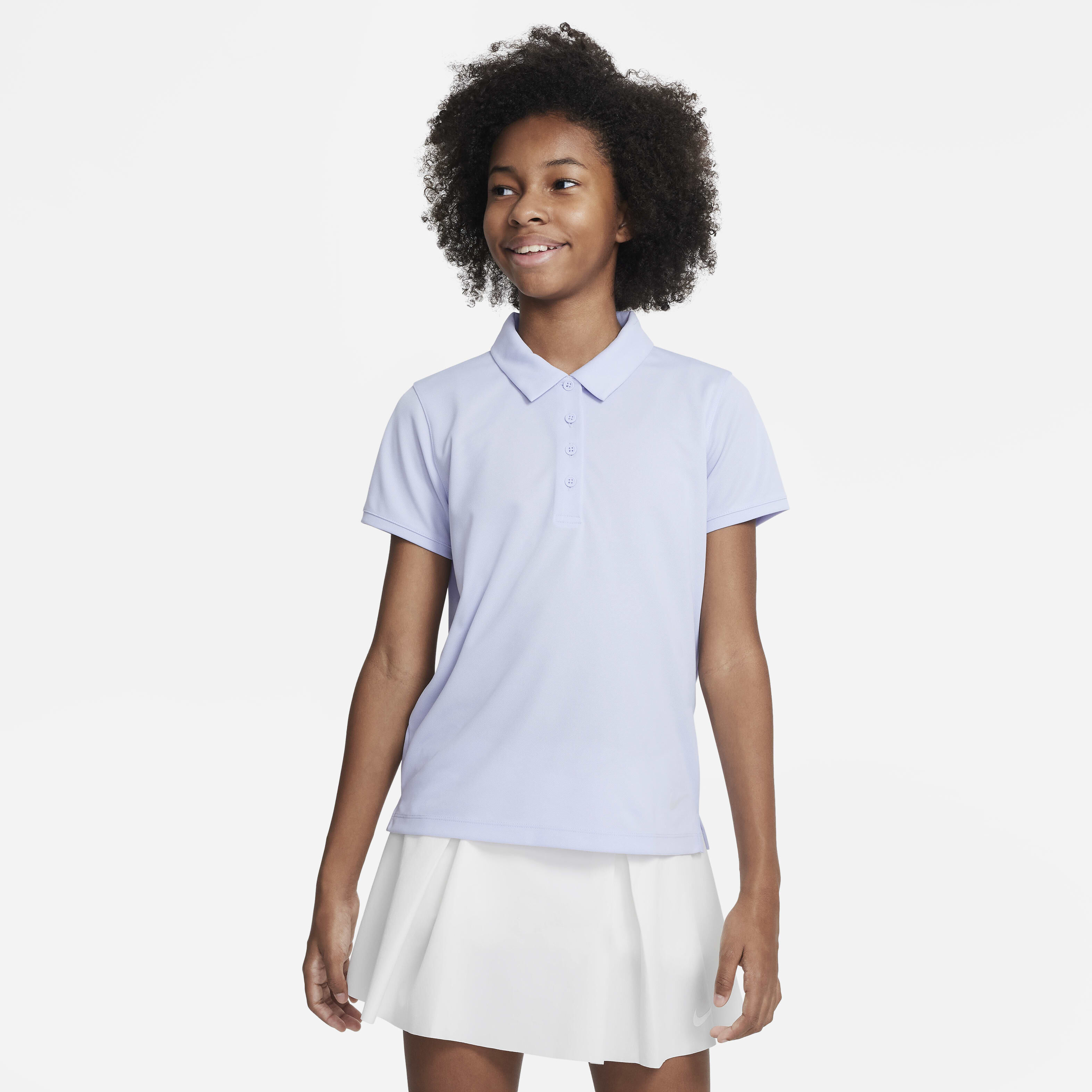 Girls nike polo top