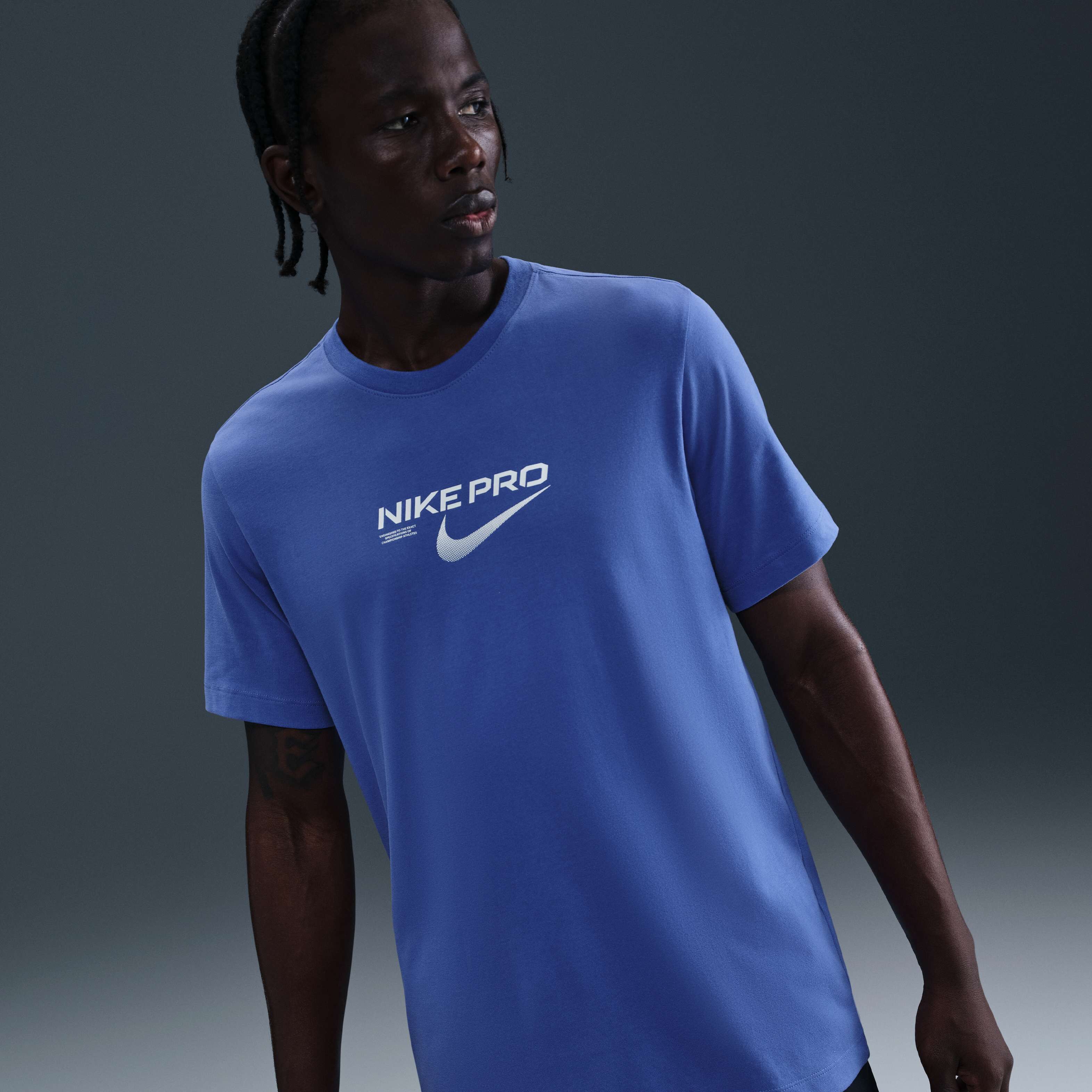 Buy Nike Men's Dri-FIT Training T-Shirt - Comet Blue | Nike