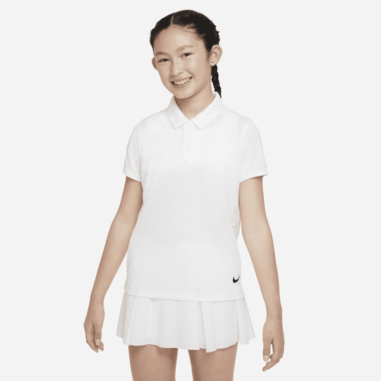 Shop Dri FIT Victory Older Kids Girls Golf Polo Nike KSA